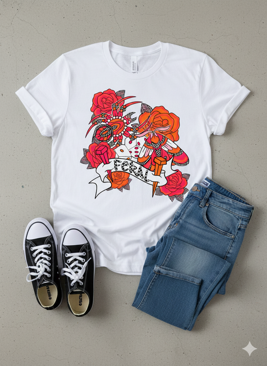 Feral Boys Shirt Girls Shirt Ladies Shirt Mens Shirt