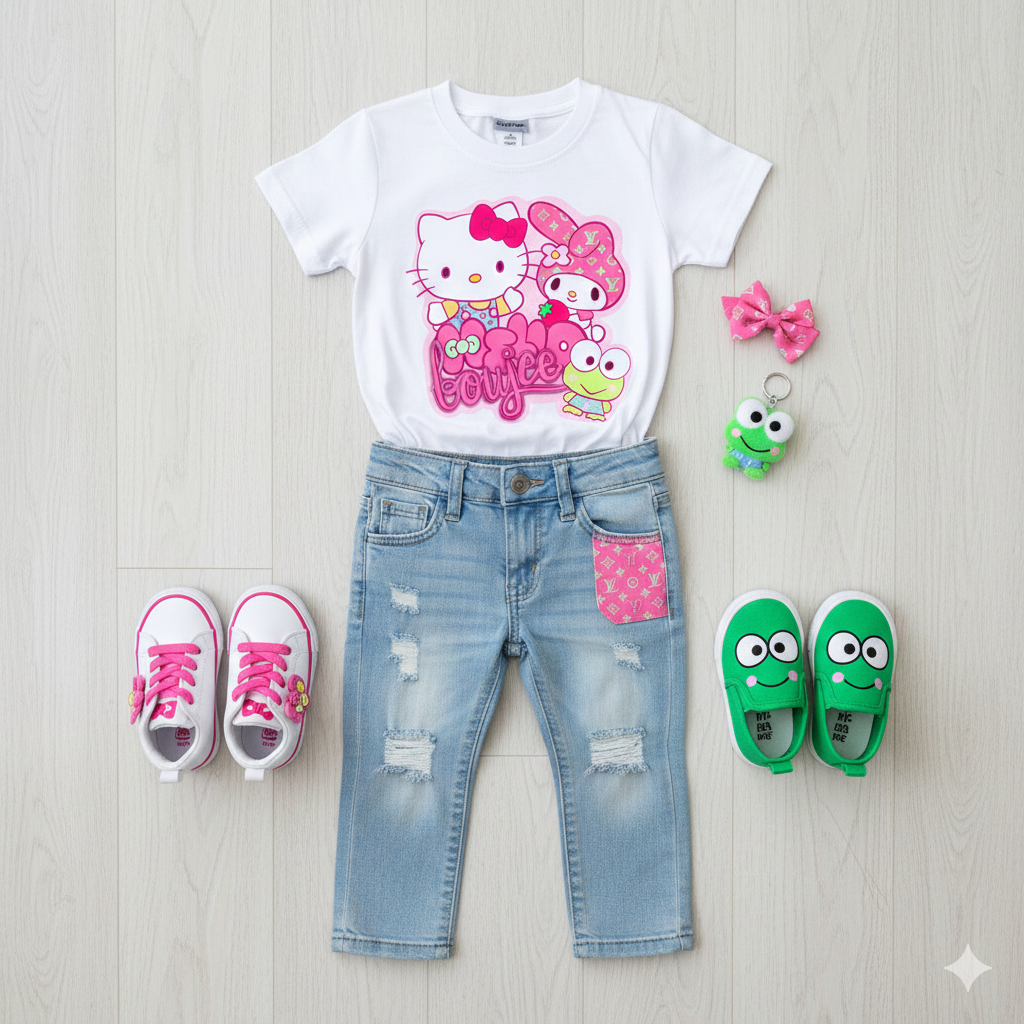 Hello Kitty Boujee Boys Shirt Girls Shirt Ladies Shirt Mens Shirt