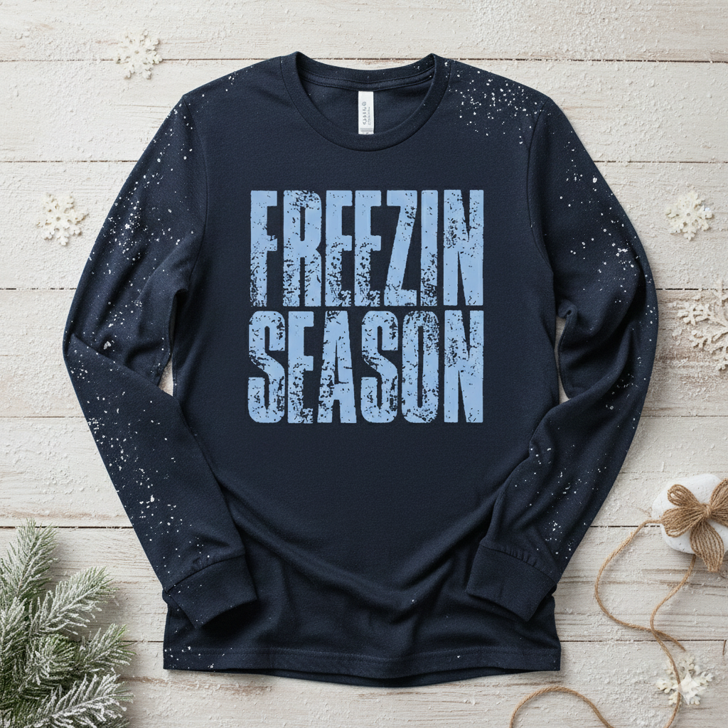Freezin Season Winter Ladies Shirt Girls Shirt Boys Shirt Men's Shirt