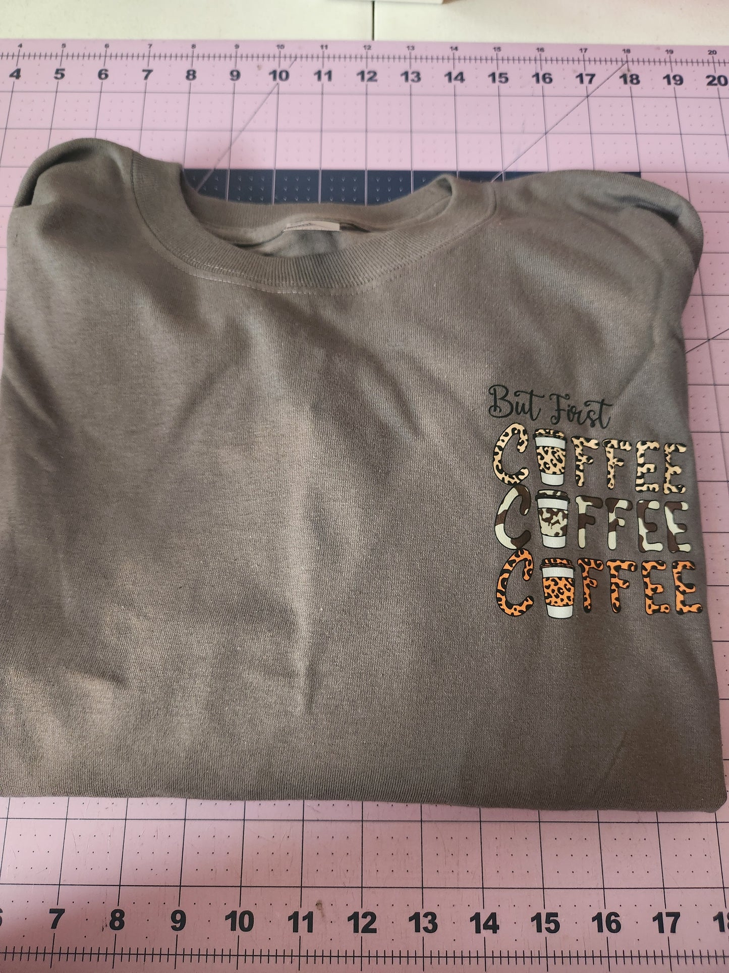 But First Coffee Shirt RTS 2x Long Sleeve