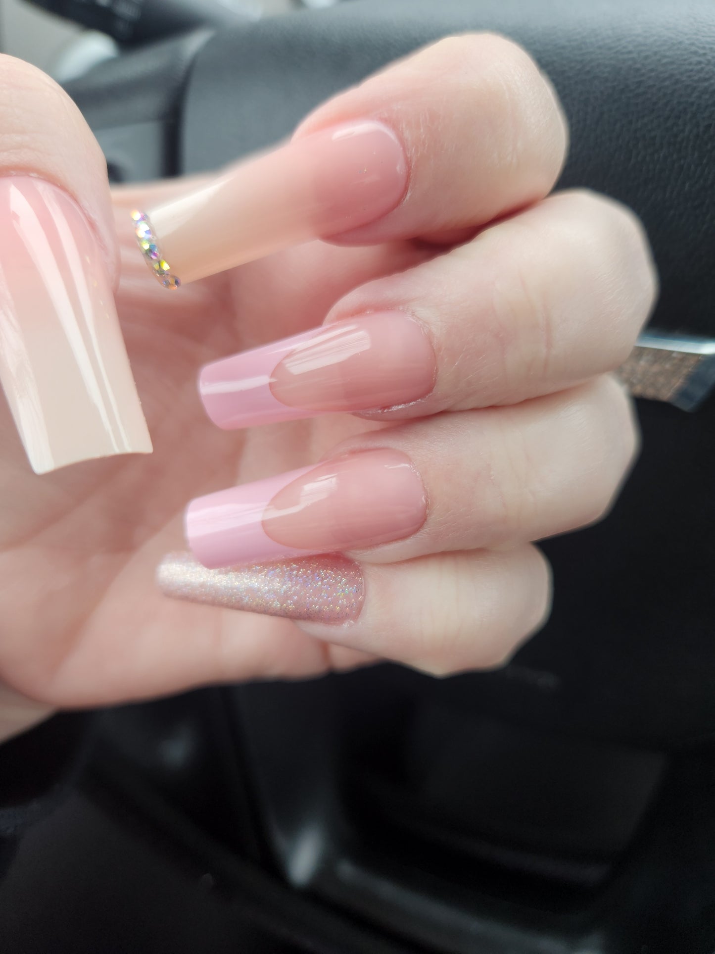 Pink Dreams Long Nails