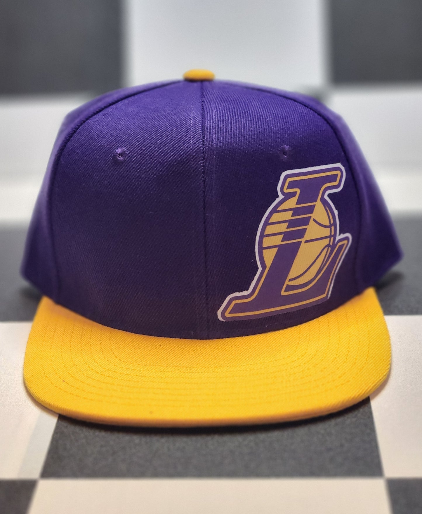 Laker Purple & Yellow Snapback Hat