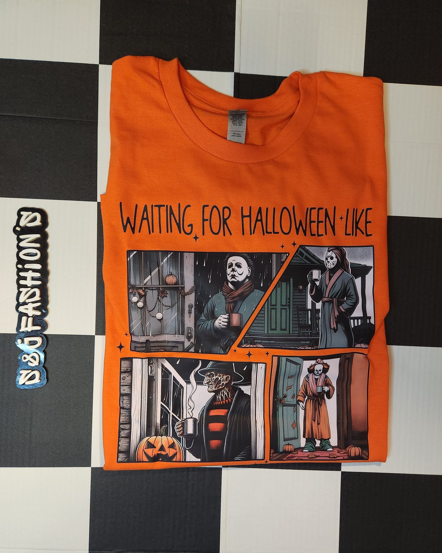 Waiting for Halloween Like Girls Shirt Ladies Shirt