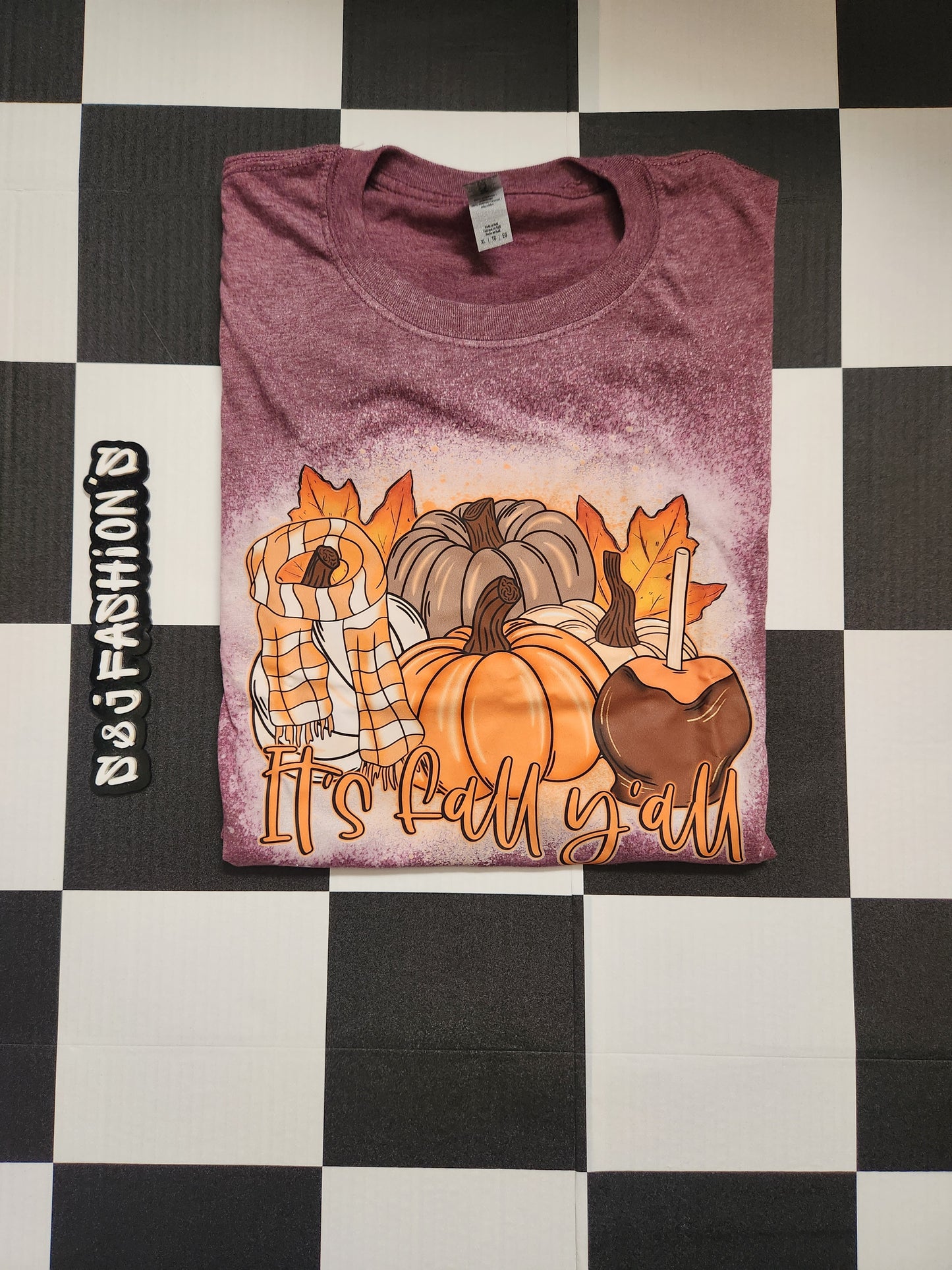 It's Fall Y'all Bleach Tee RTS XL