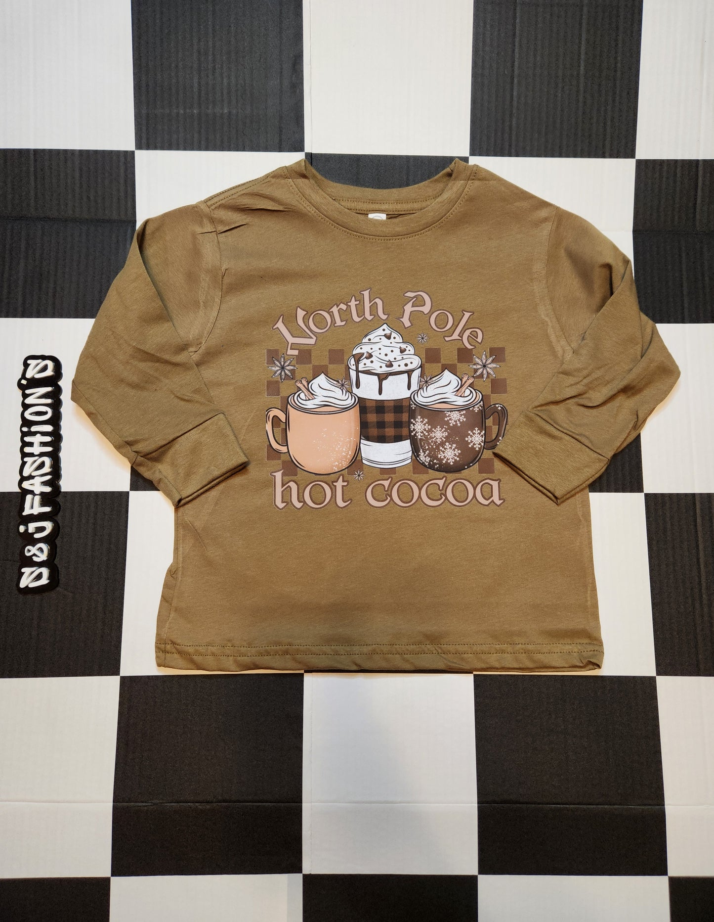Hot Cocoa Christmas Boys Shirt Girls Shirt Ladies Shirt Mens Shirt