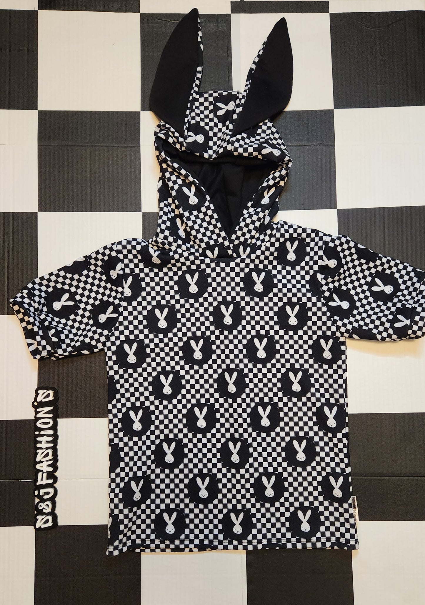 Checker Bunny Easter Handmade