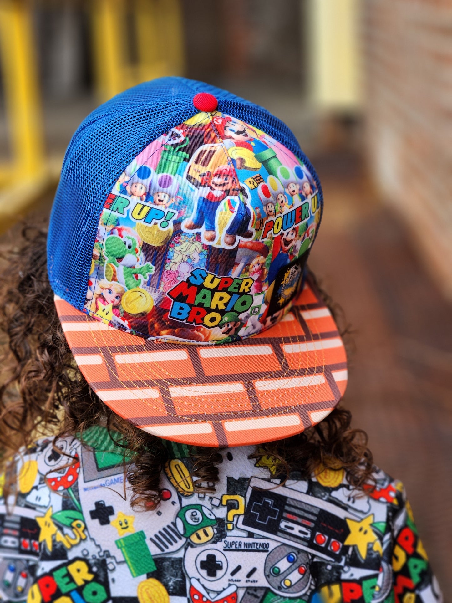 Mario Trucker Snapback Hat RTS