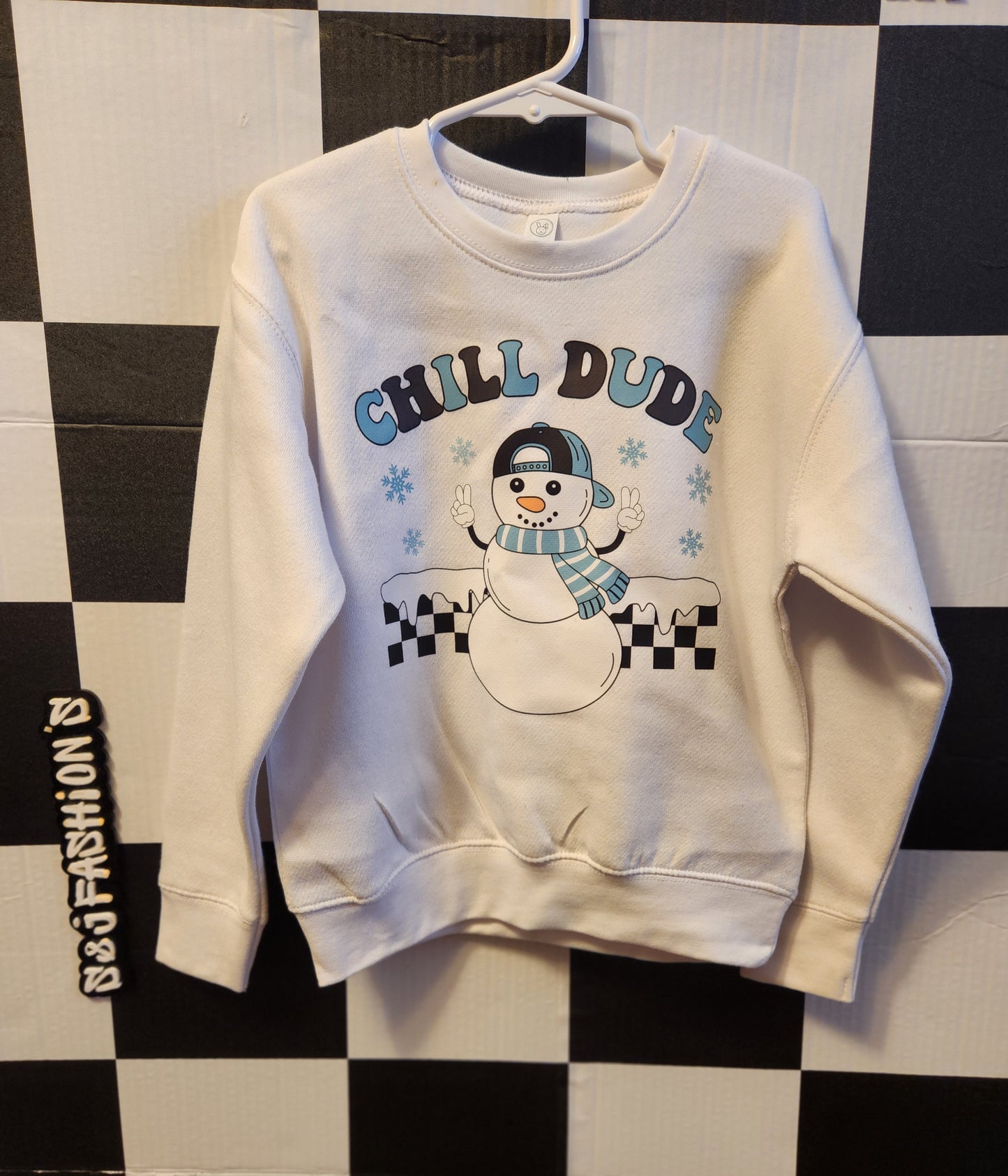 Chill Dude Winter Ladies Shirt Girls Shirt Boys Shirt Mens Shirt
