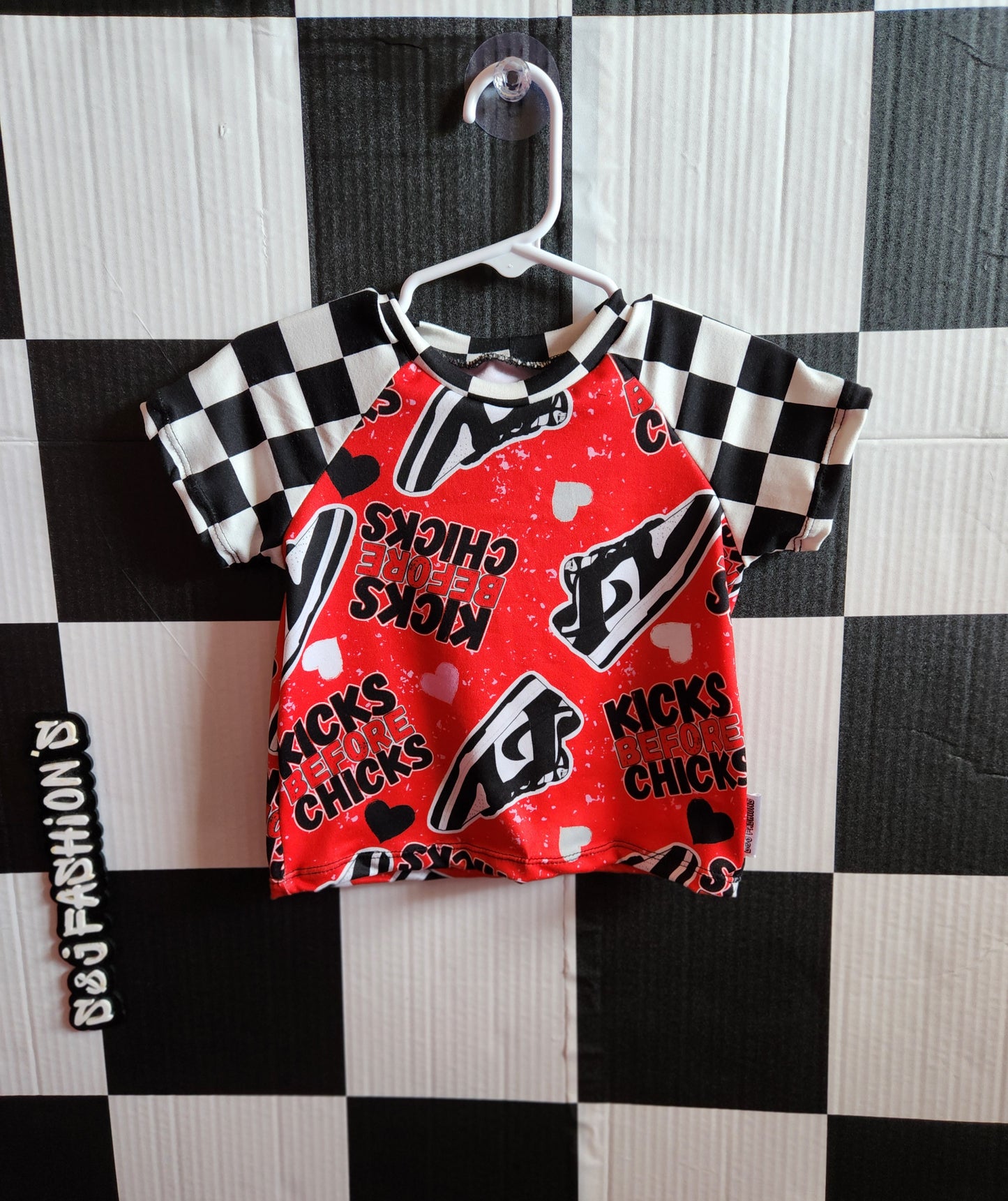 Kicks Before Chicks Valentines Handmade