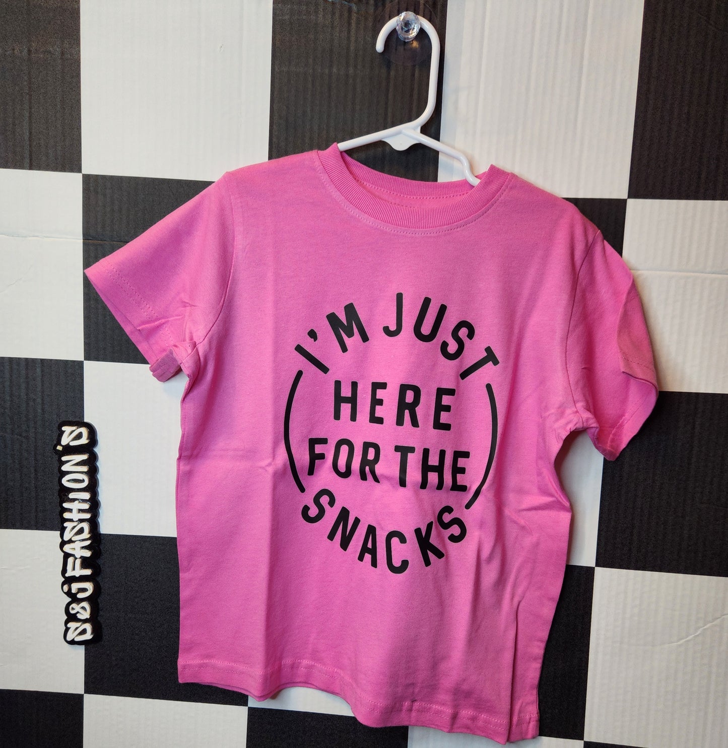 I'm just here for the snacks Boys Shirt Girls Shirt