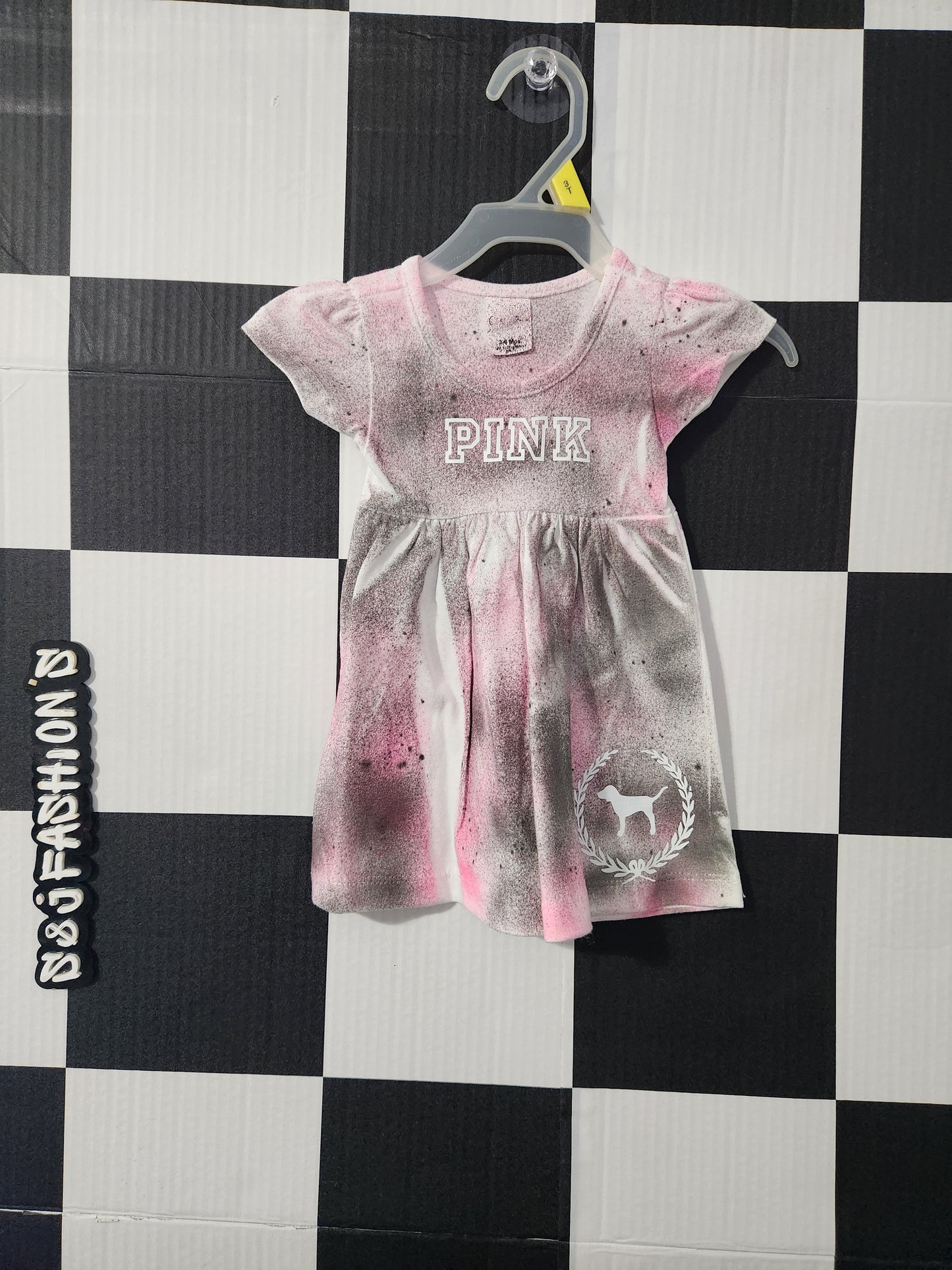 VS Pink Dress 3/6m RTS