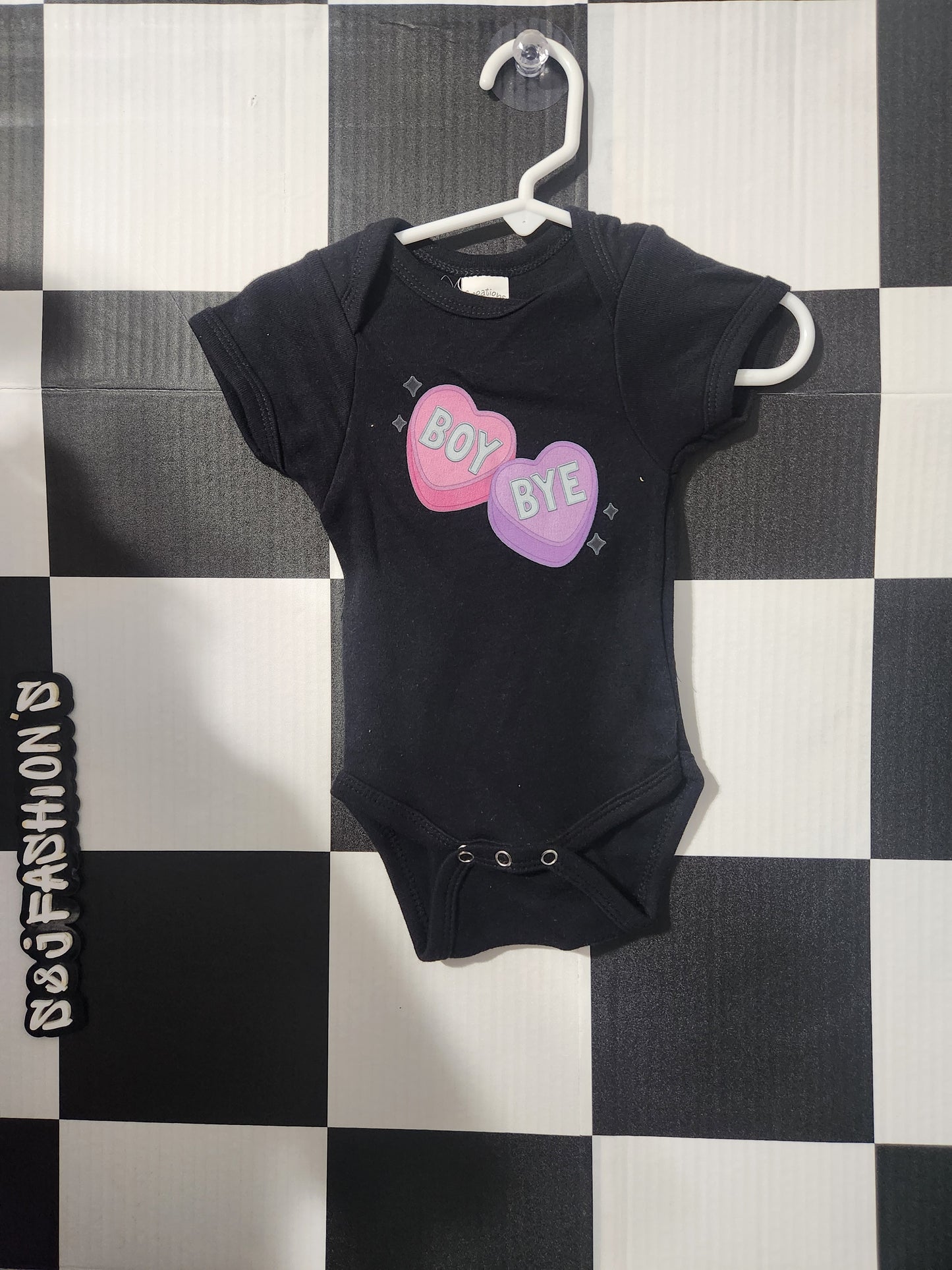 Boy Bye Valentine's Shirt 0/3m RTS