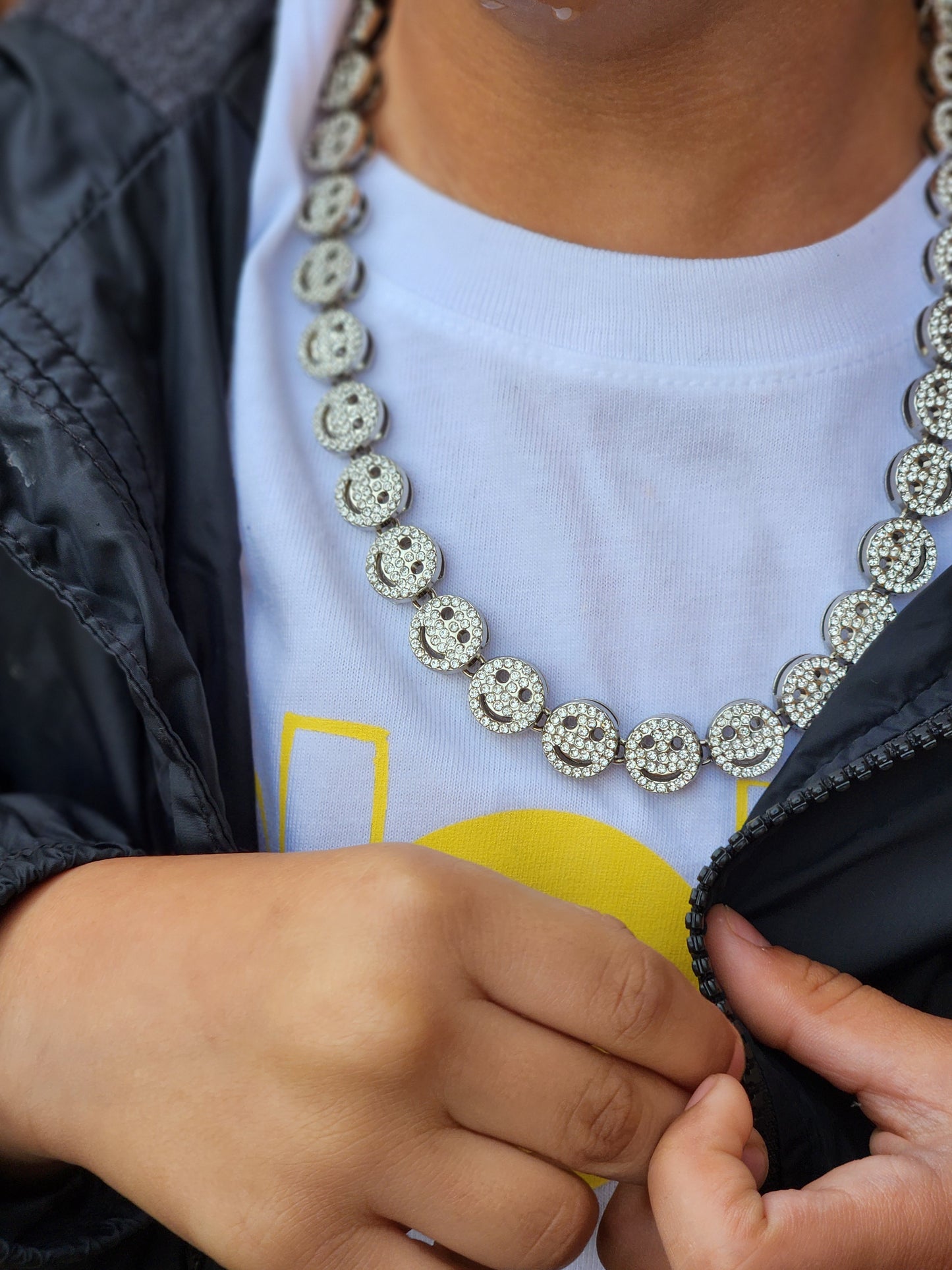 Smiley Face Bling Chain