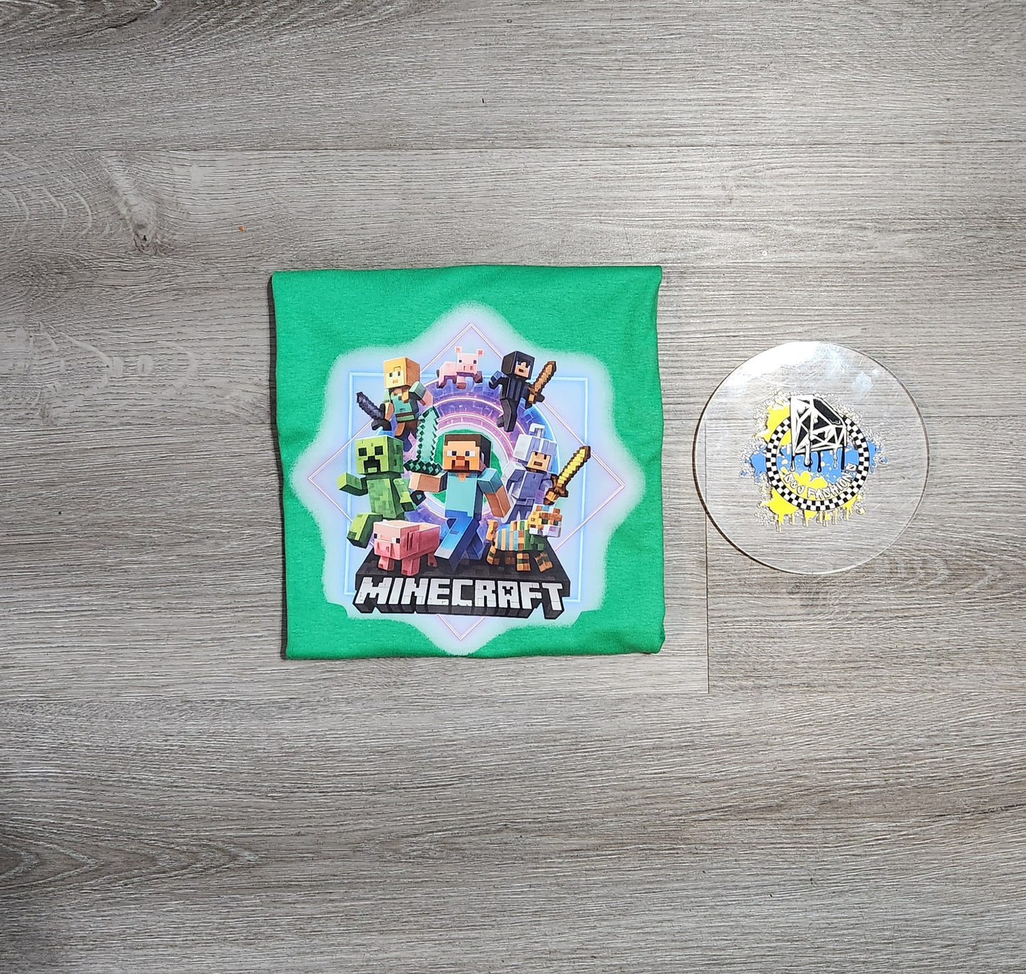 Minecraft Boys Shirt Girls Shirt Ladies Shirt Mens Shirt