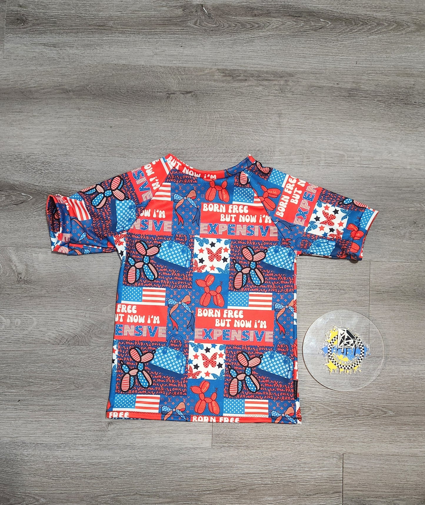 LV Born Free 4th of July Handmade