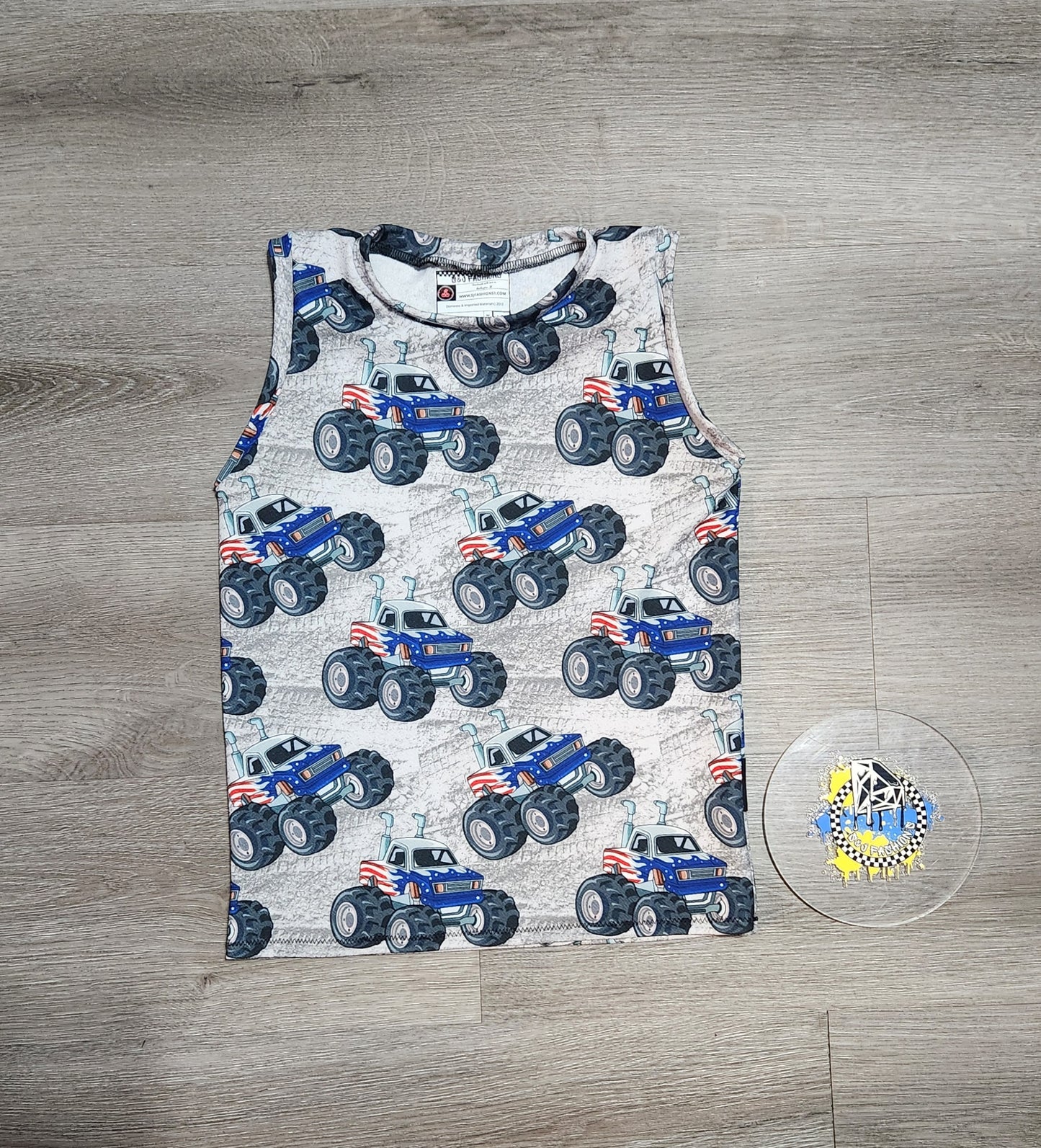 Monster Trucks 4th of July Handmade