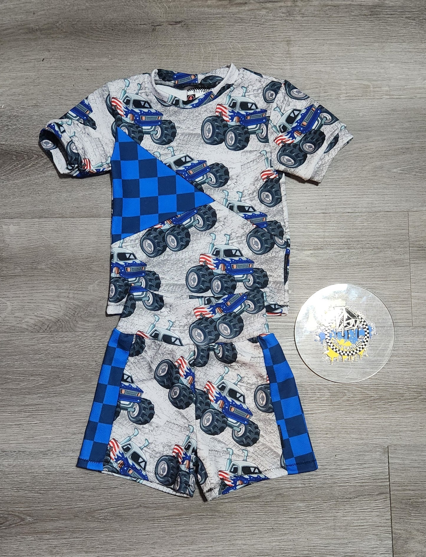 Monster Trucks 4th of July Handmade