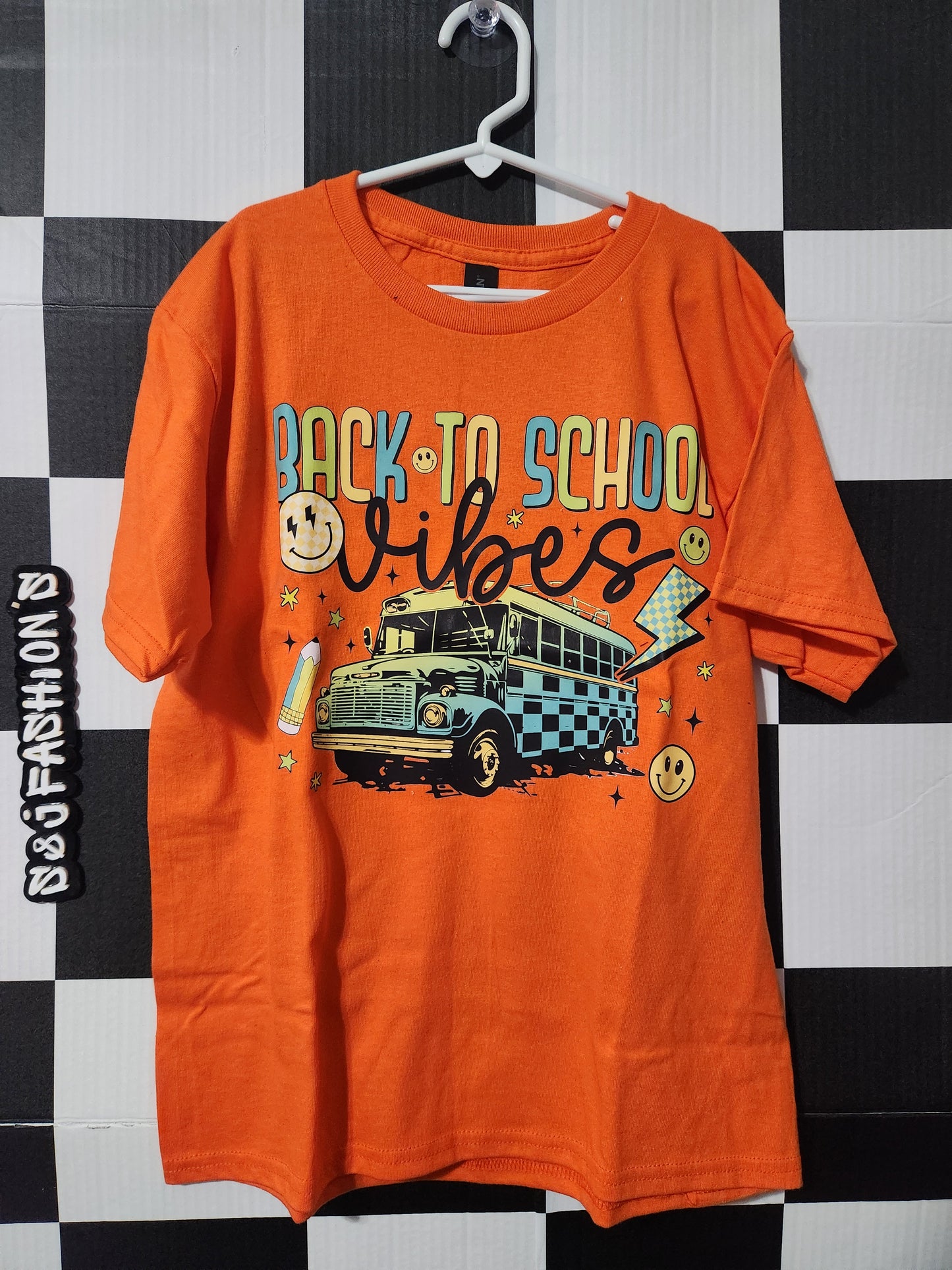 Back To School Vibes Girls Shirt Boys Shirt