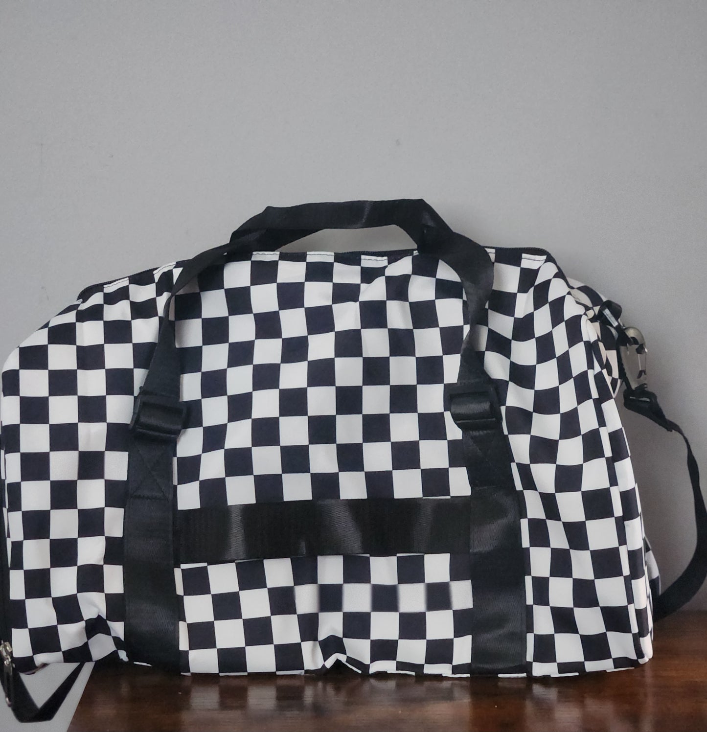 Checker Duffle Bag