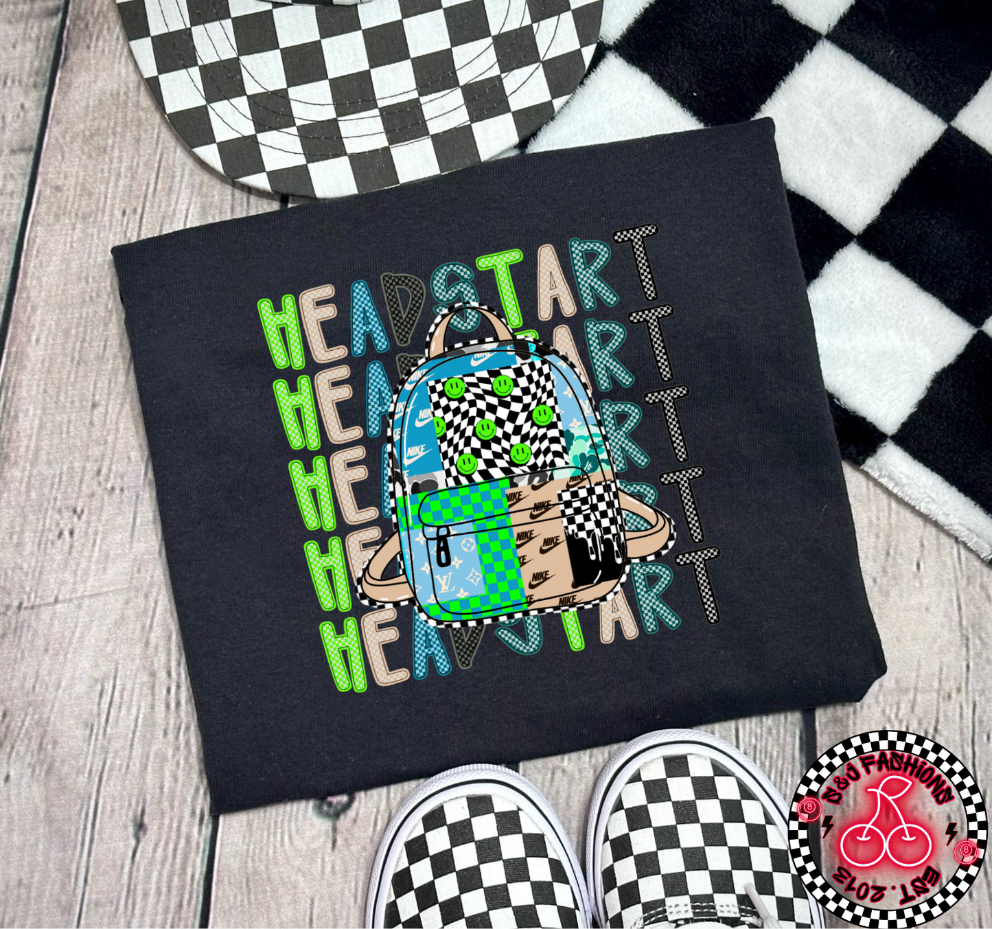 Backpack Headstart to 5th Grade Back To School Girls Shirt Boys Shirt