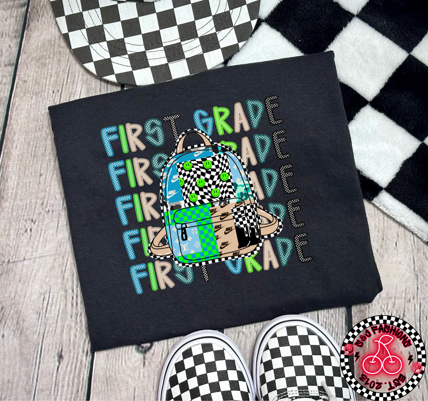 Backpack Headstart to 5th Grade Back To School Girls Shirt Boys Shirt