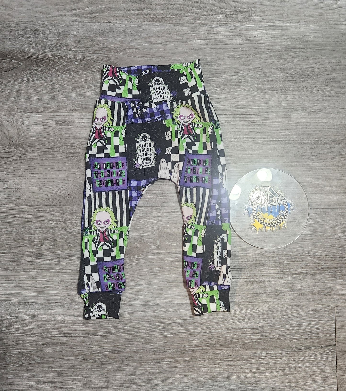 Beetlejuice Patchwork Halloween Handmade