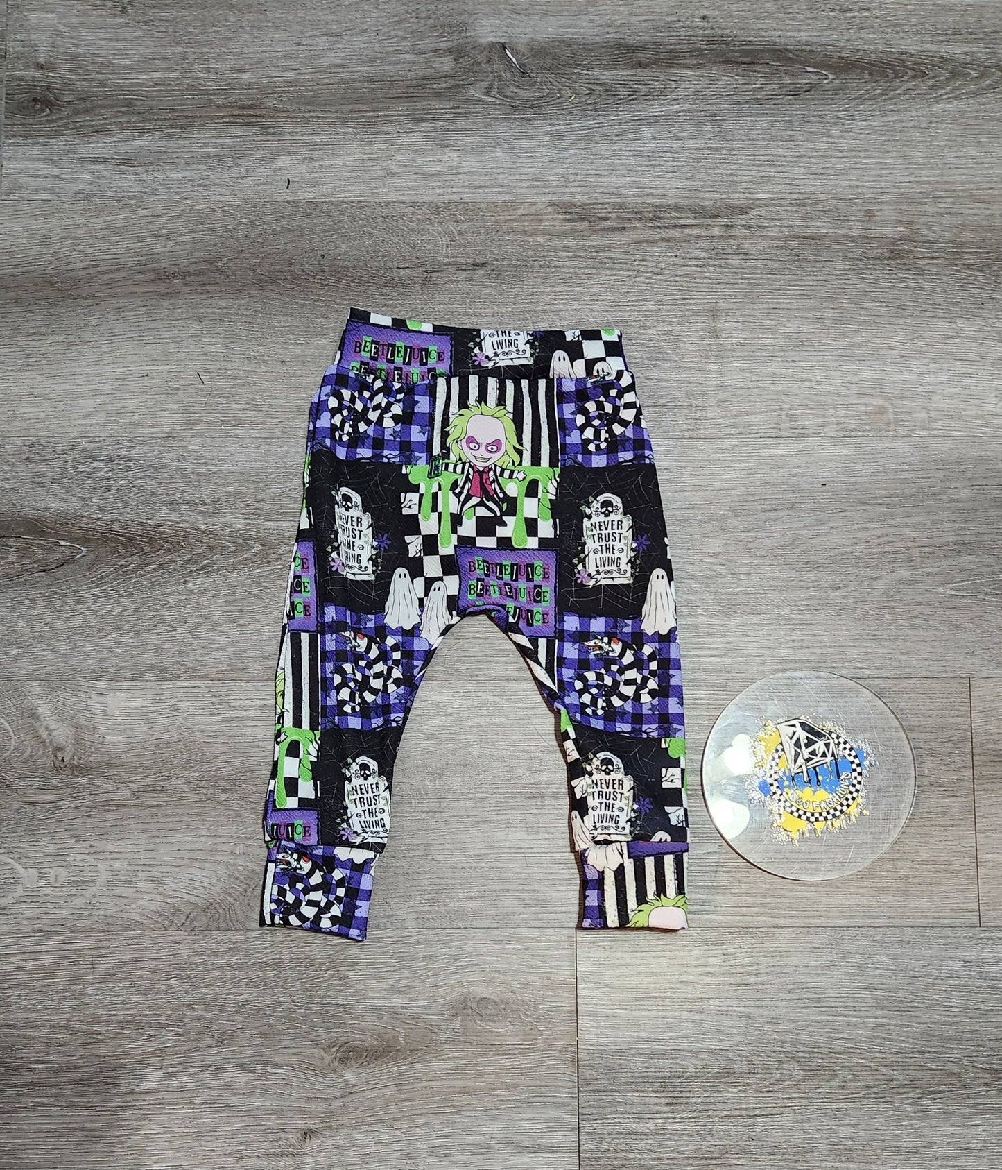 Beetlejuice Patchwork Halloween Handmade