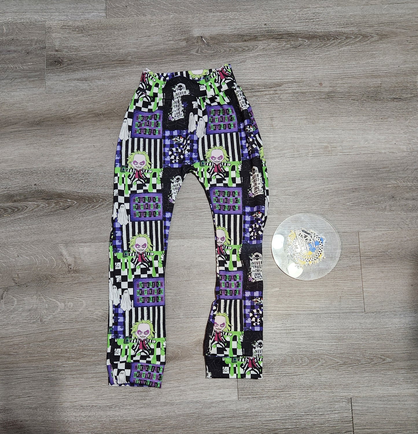 Beetlejuice Patchwork Halloween Handmade