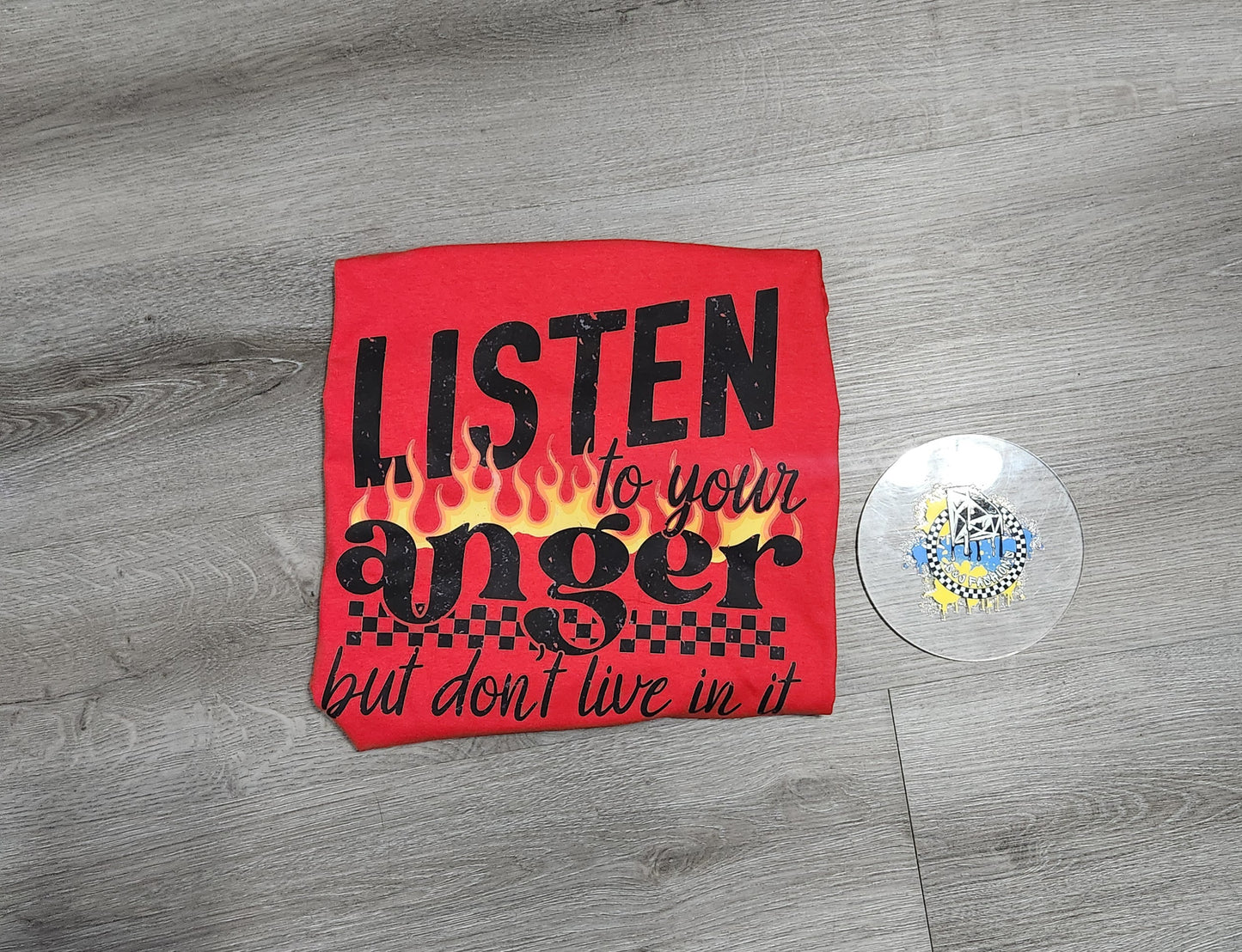 Listen To Your Anger Ladies Shirt