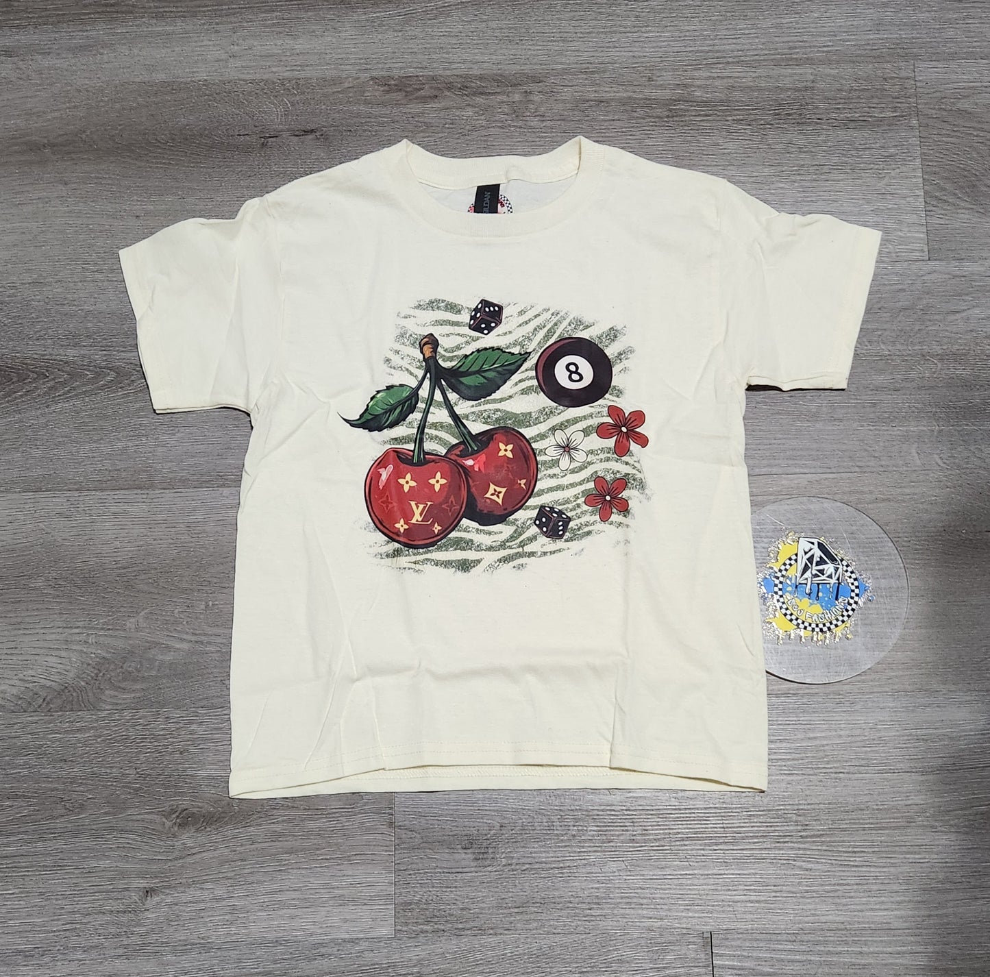 LV Cherry Boys Shirt Girls Shirt Ladies Shirt Mens Shirt