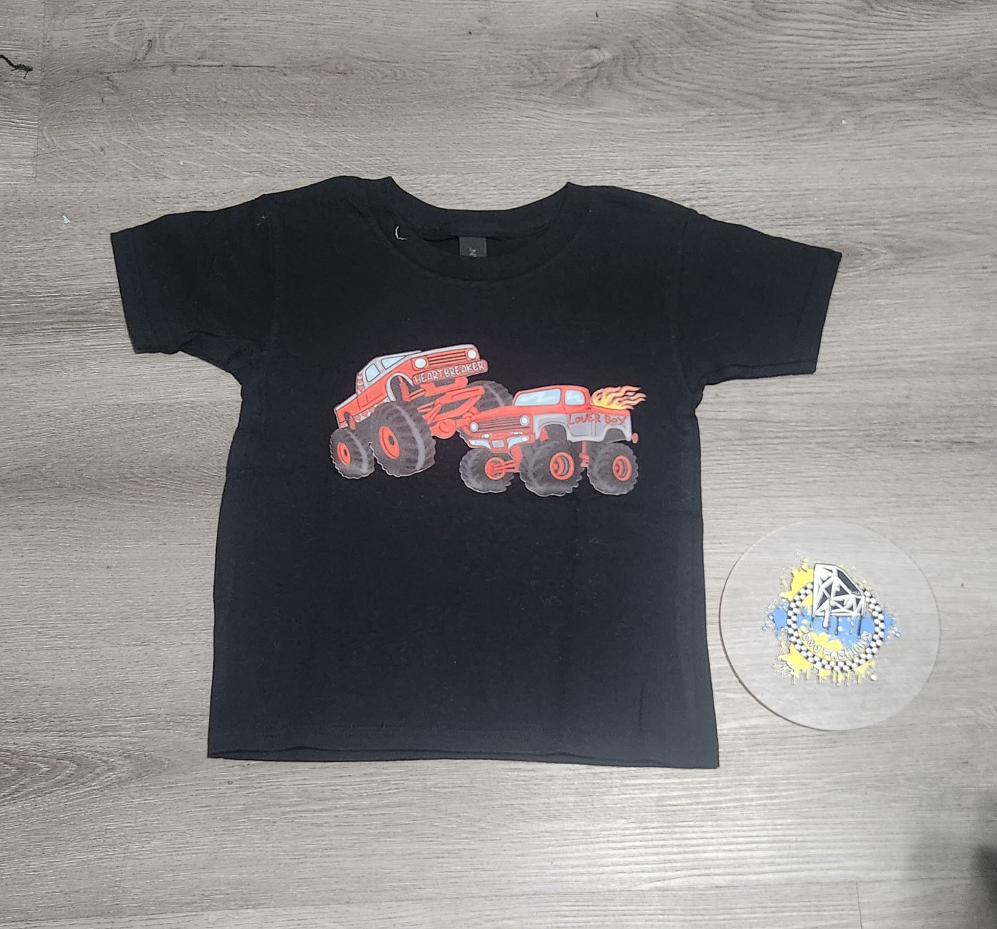 Monster Truck Valentine's Boys Shirt Girls Shirt