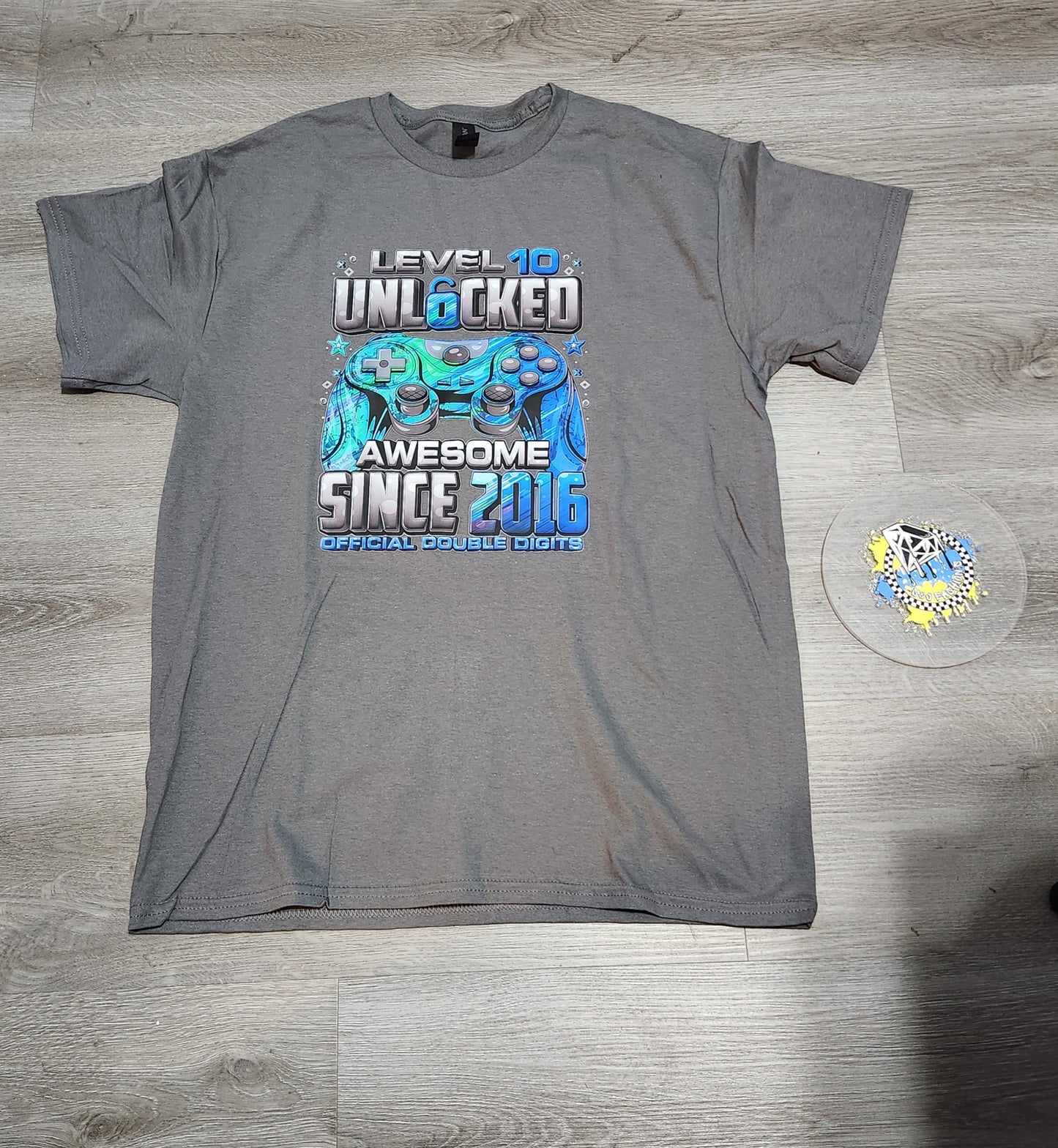 Level 10 Unlocked Birthday Boys Shirt Girls Shirt Ladies Shirt Mens Shirt