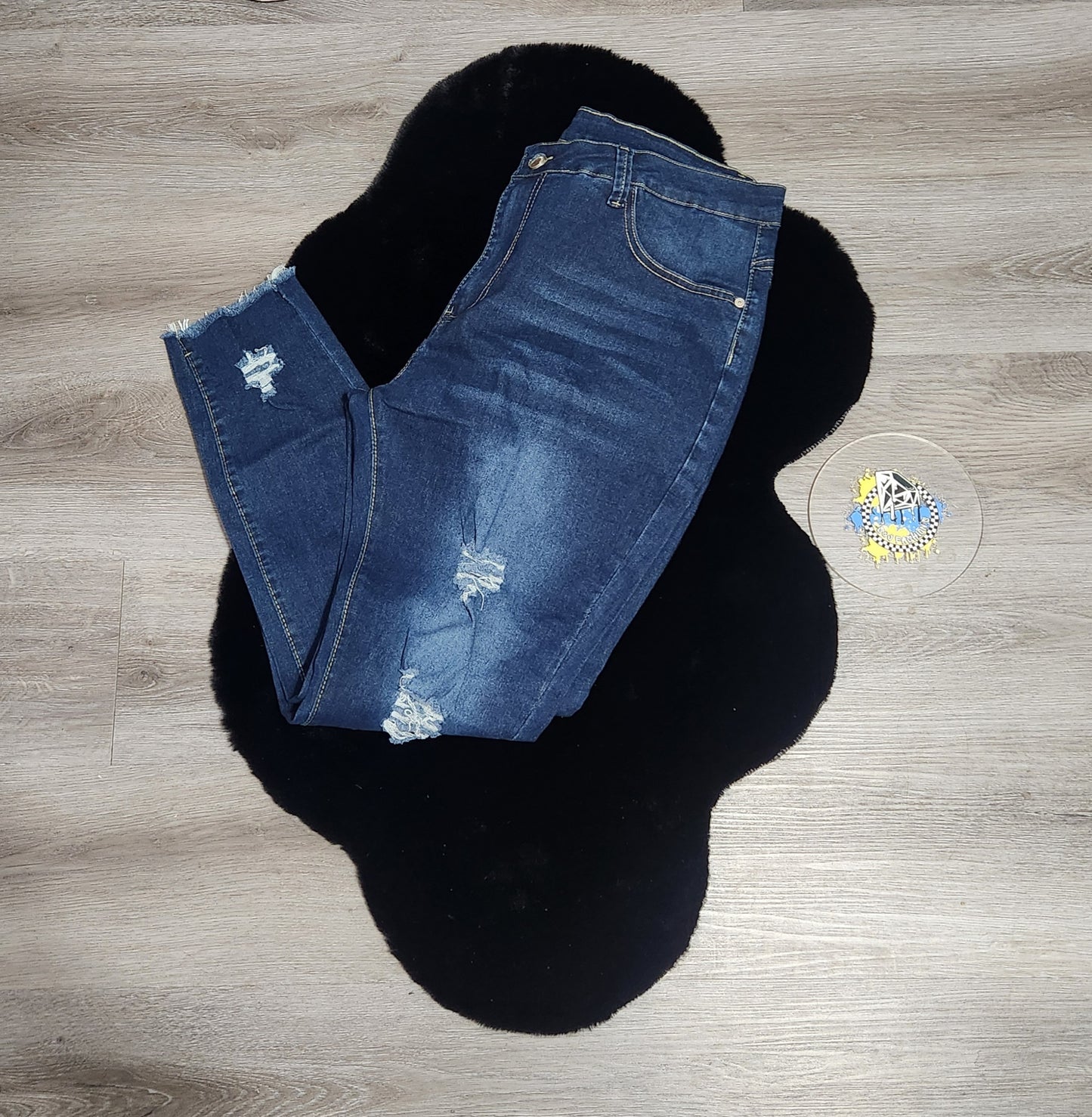 Distressed Plus Size Jeans