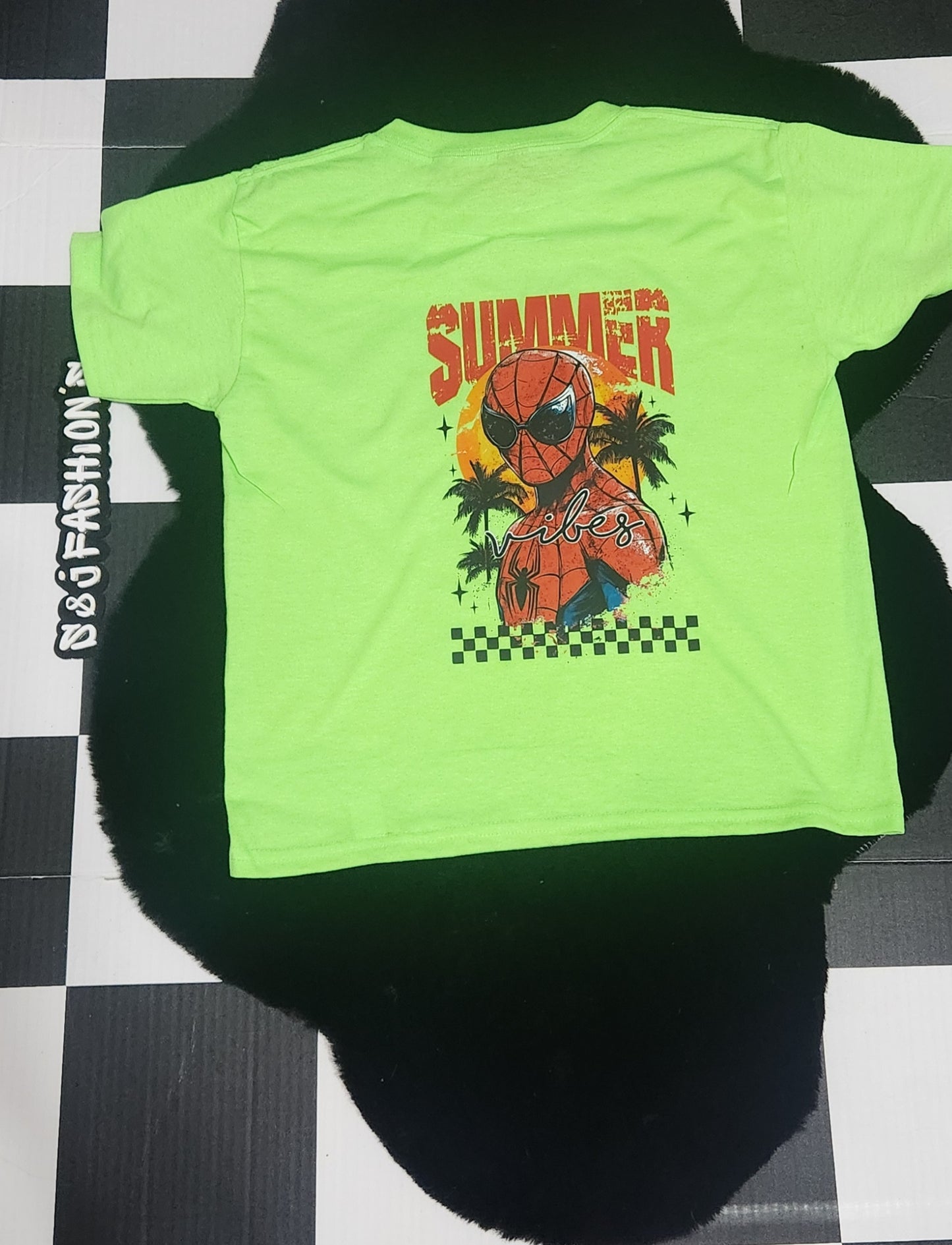 Spiderman Summer Vibes Boys Shirt Girls Shirt Ladies Shirt Mens Shirt