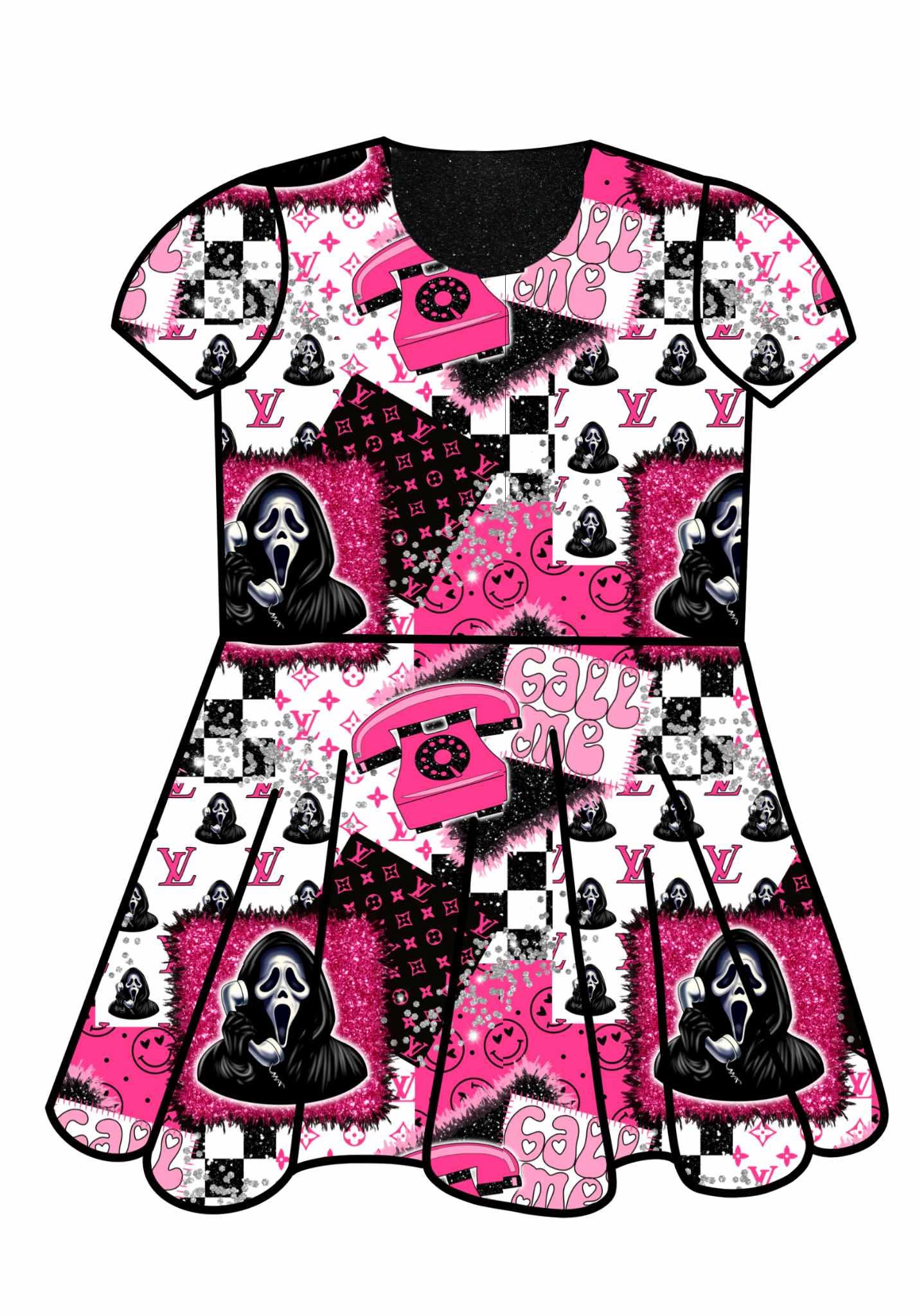 Ghostface Scream Halloween Handmade