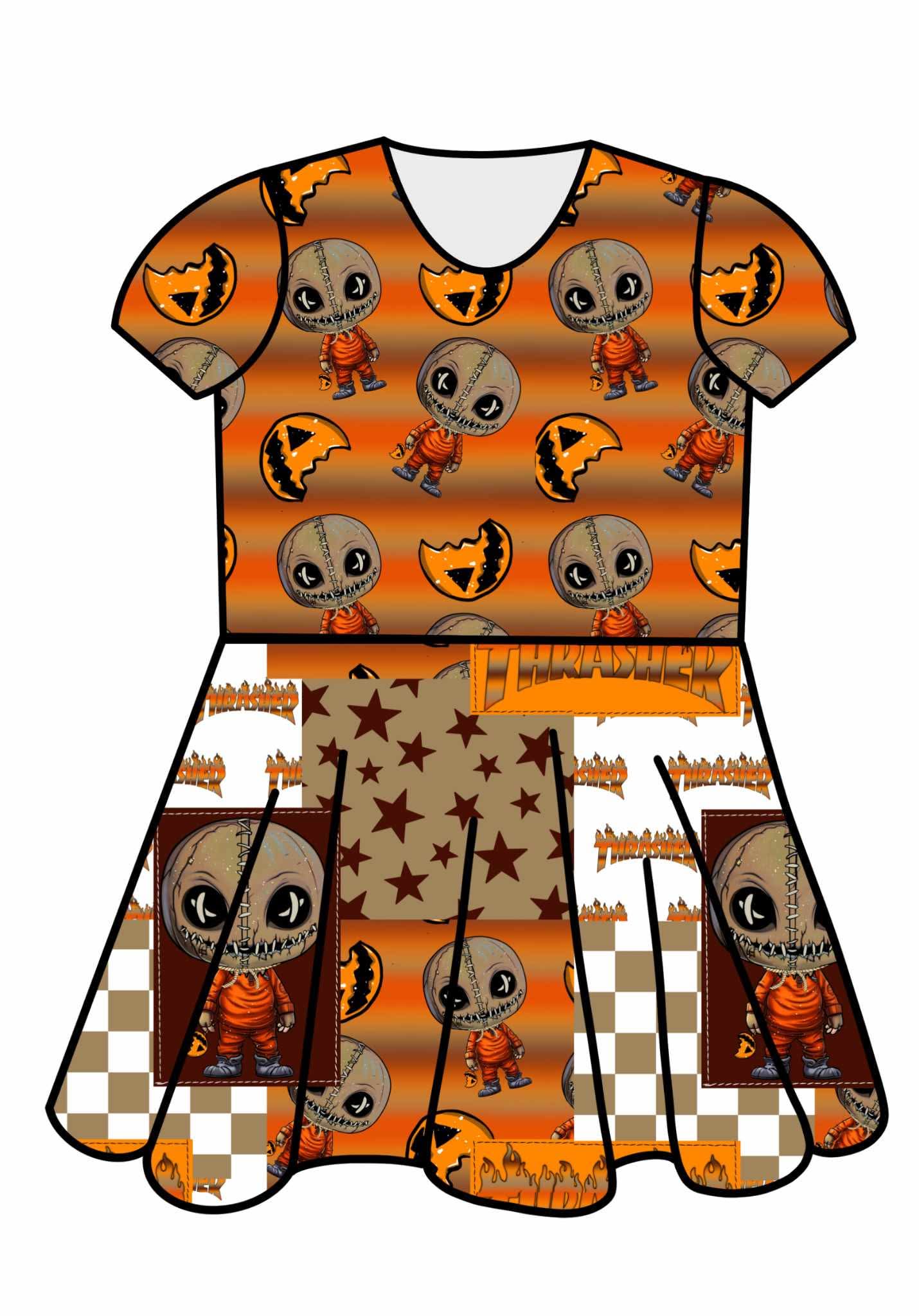 Sam Trick or Treat Halloween Handmade