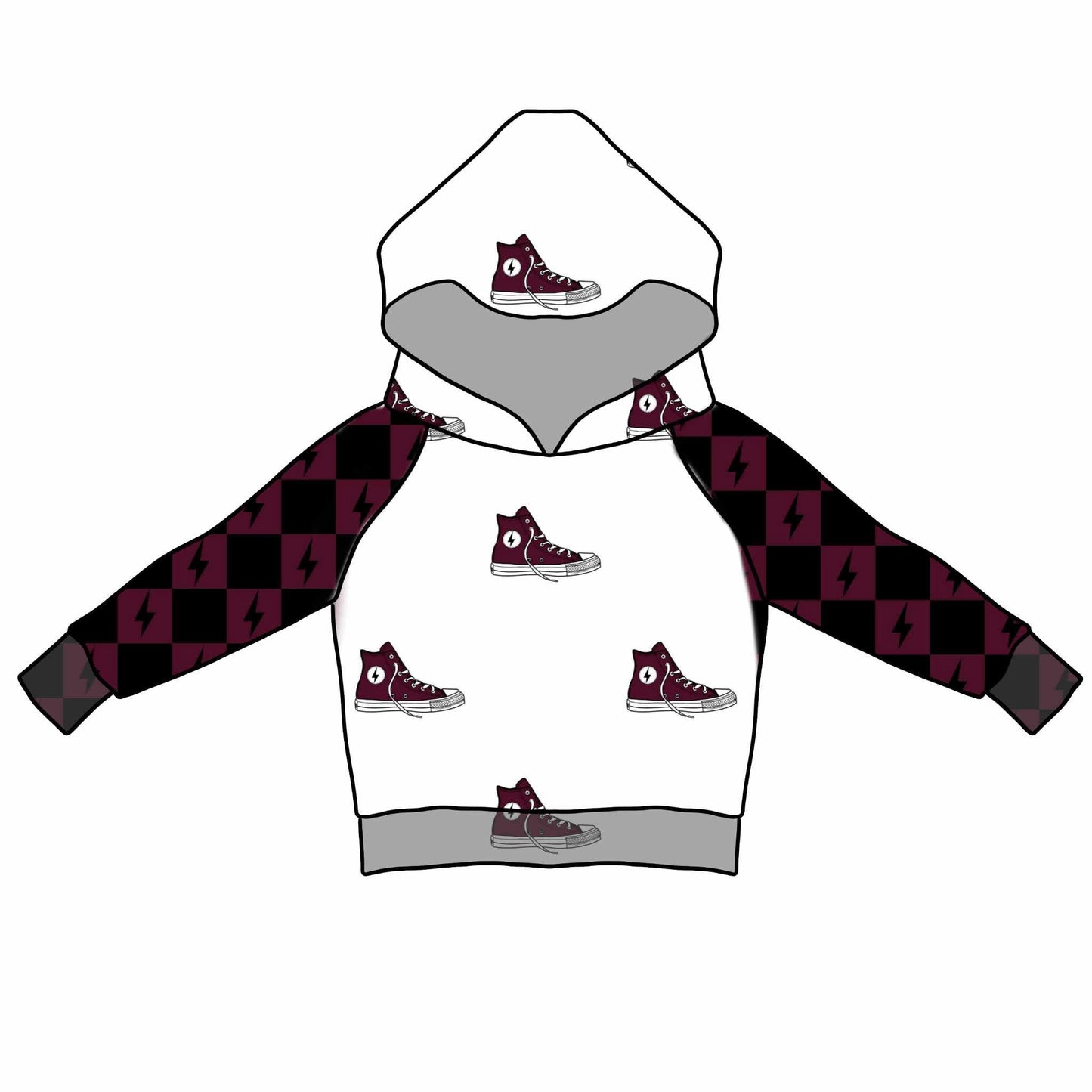 Burgundy Shoe Handmade