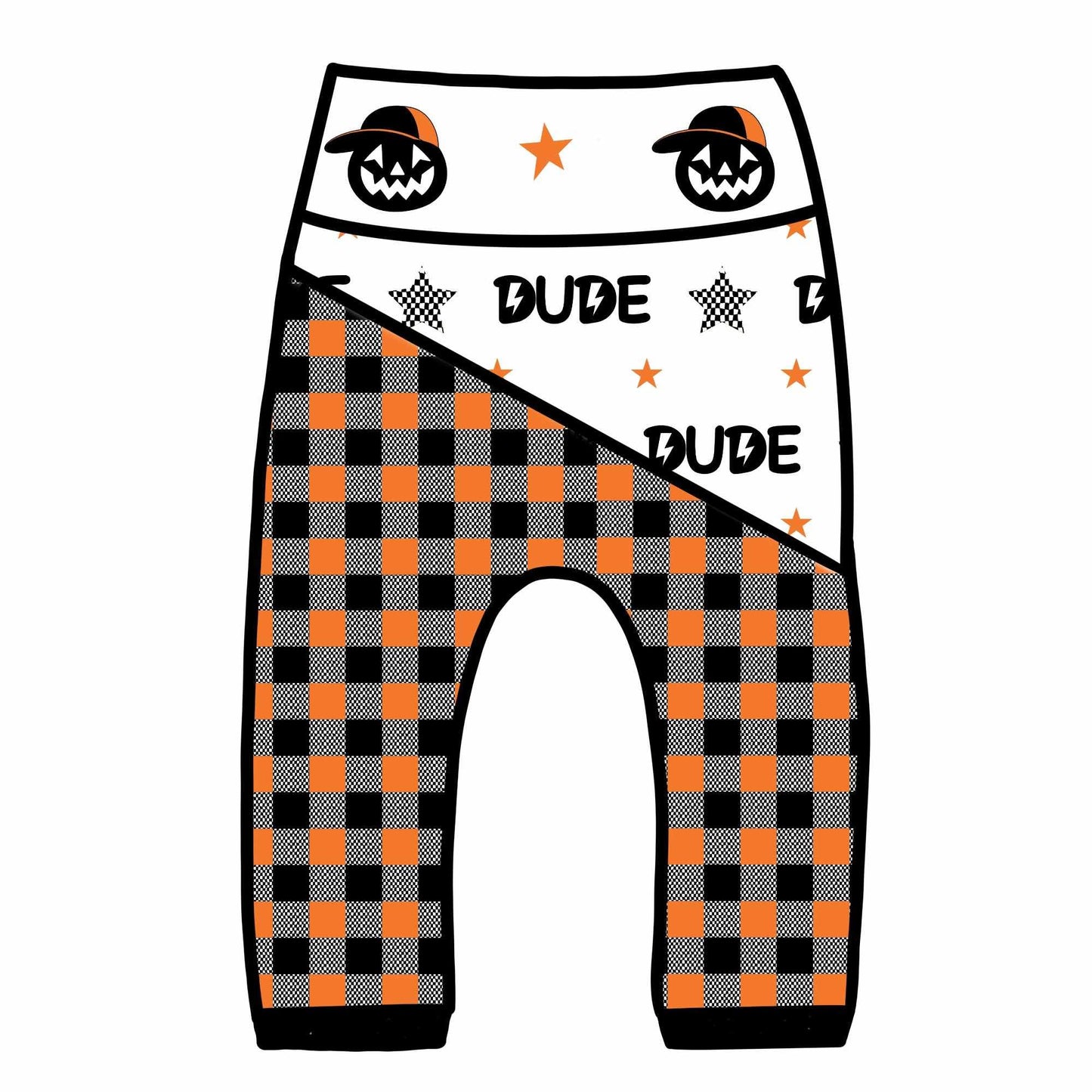 Plaid Checker Halloween Handmade