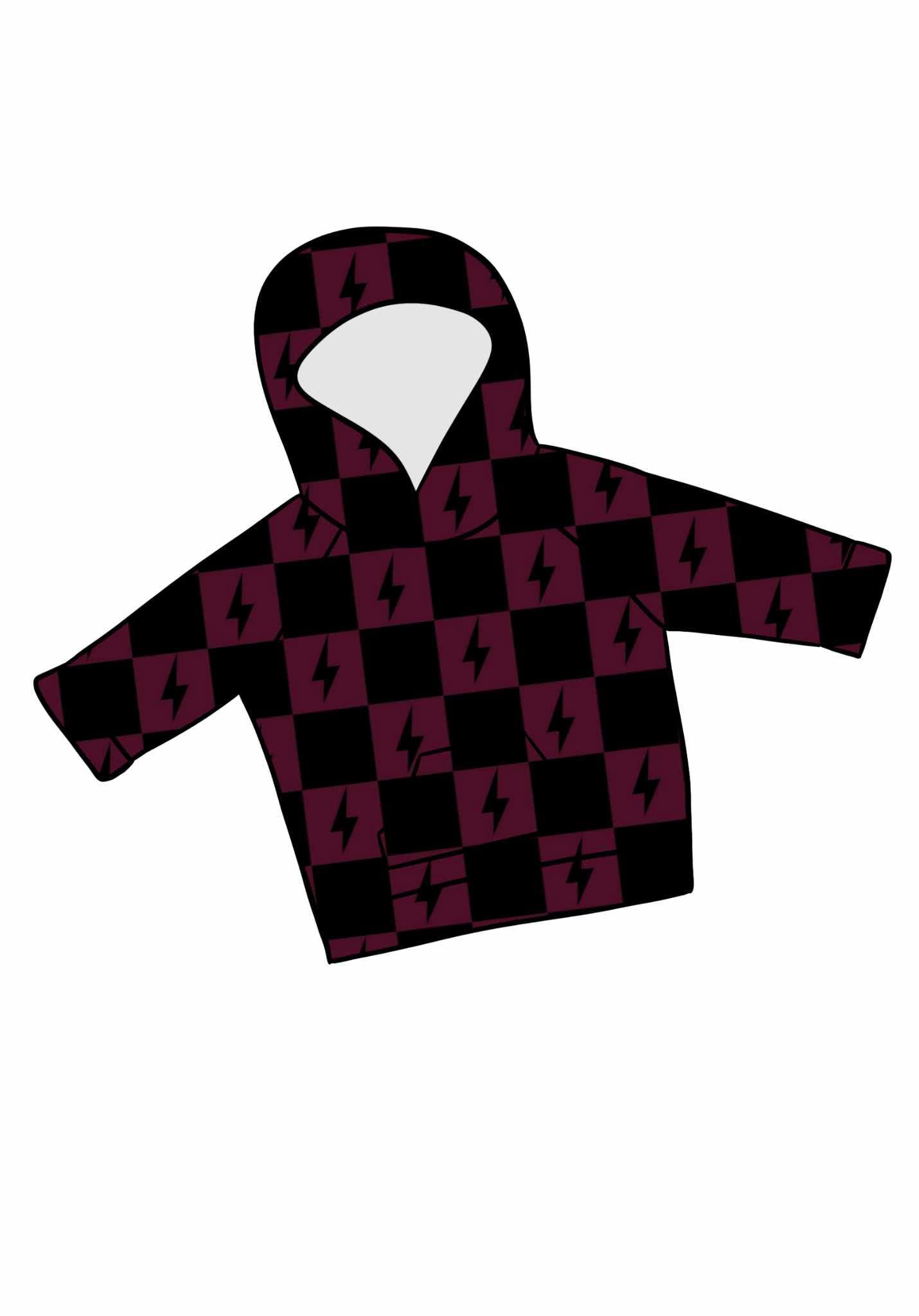 Burgundy Bolt Handmade