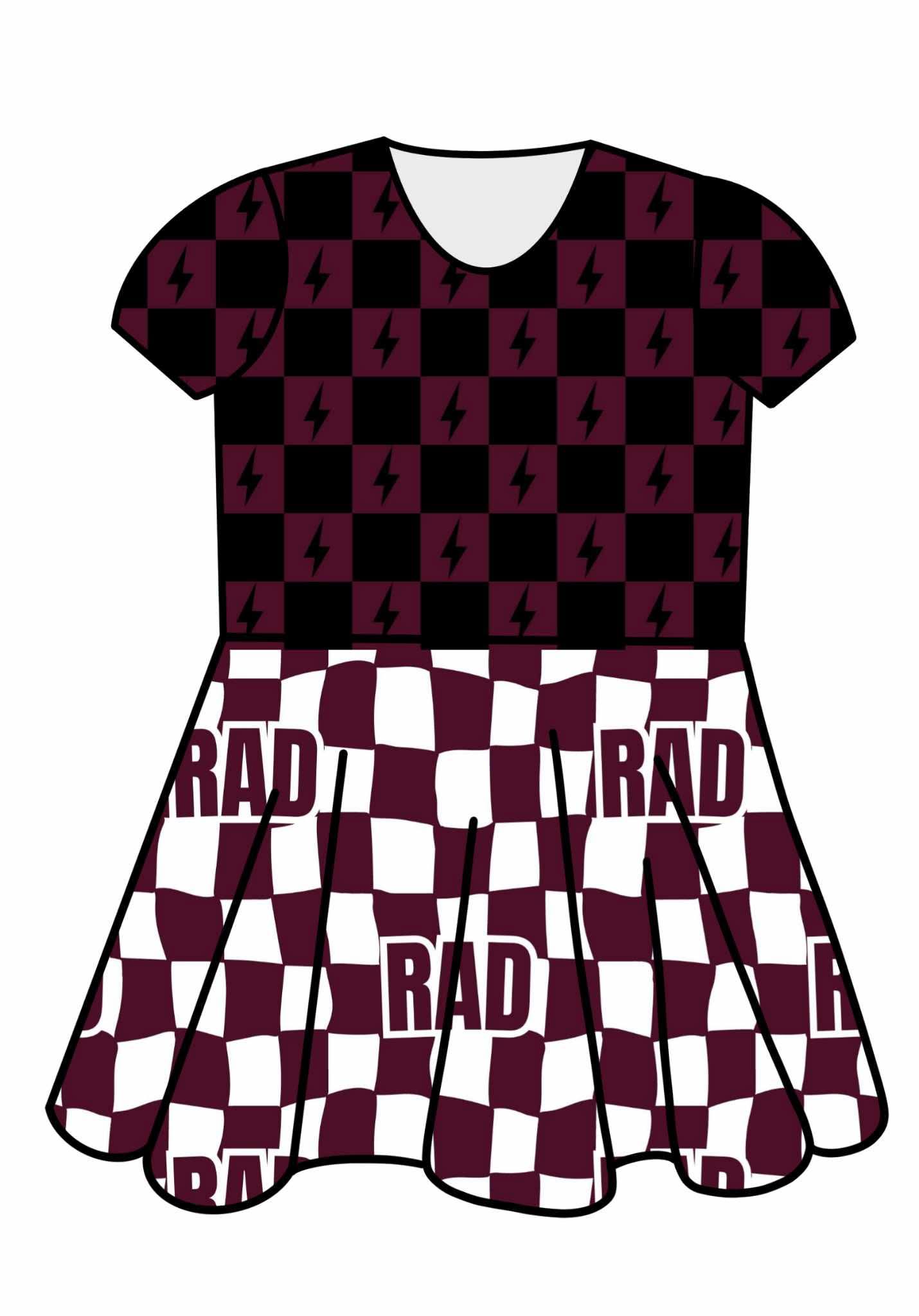 Burgundy Rad Handmade