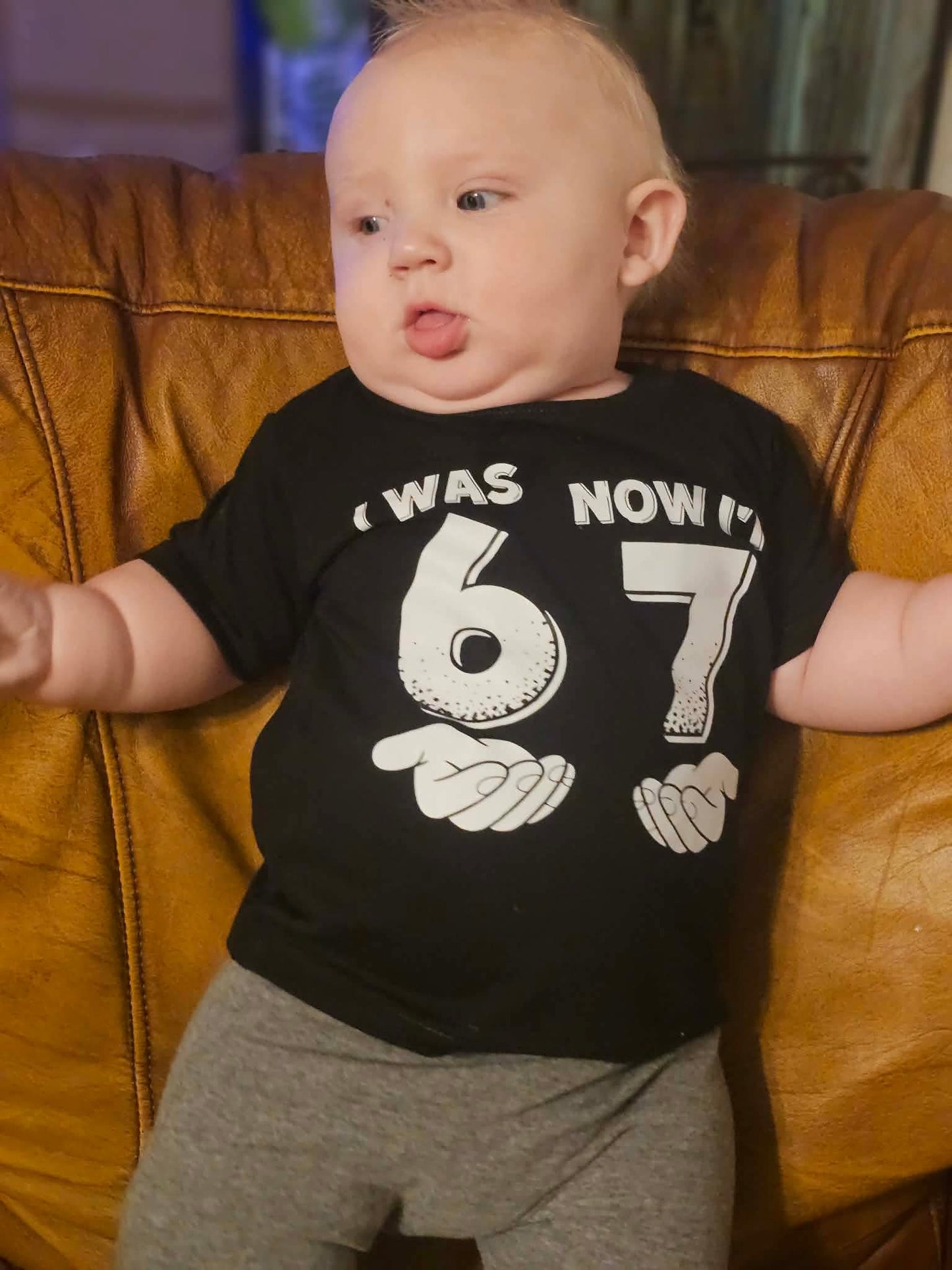 I was 6 now I’m 7 Girls Shirt Boys Shirt