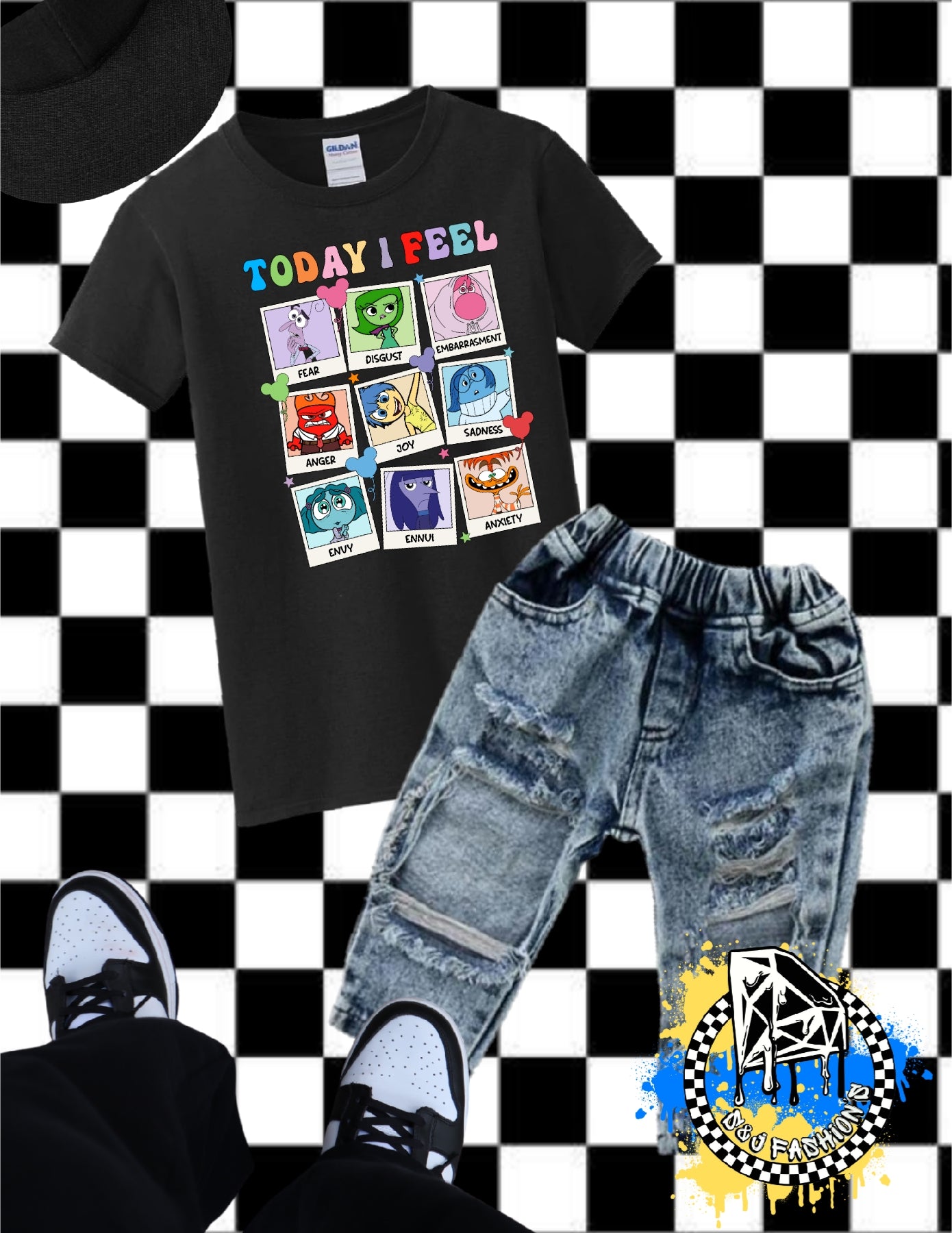 Inside out Characters Boys Shirt Girls Shirt