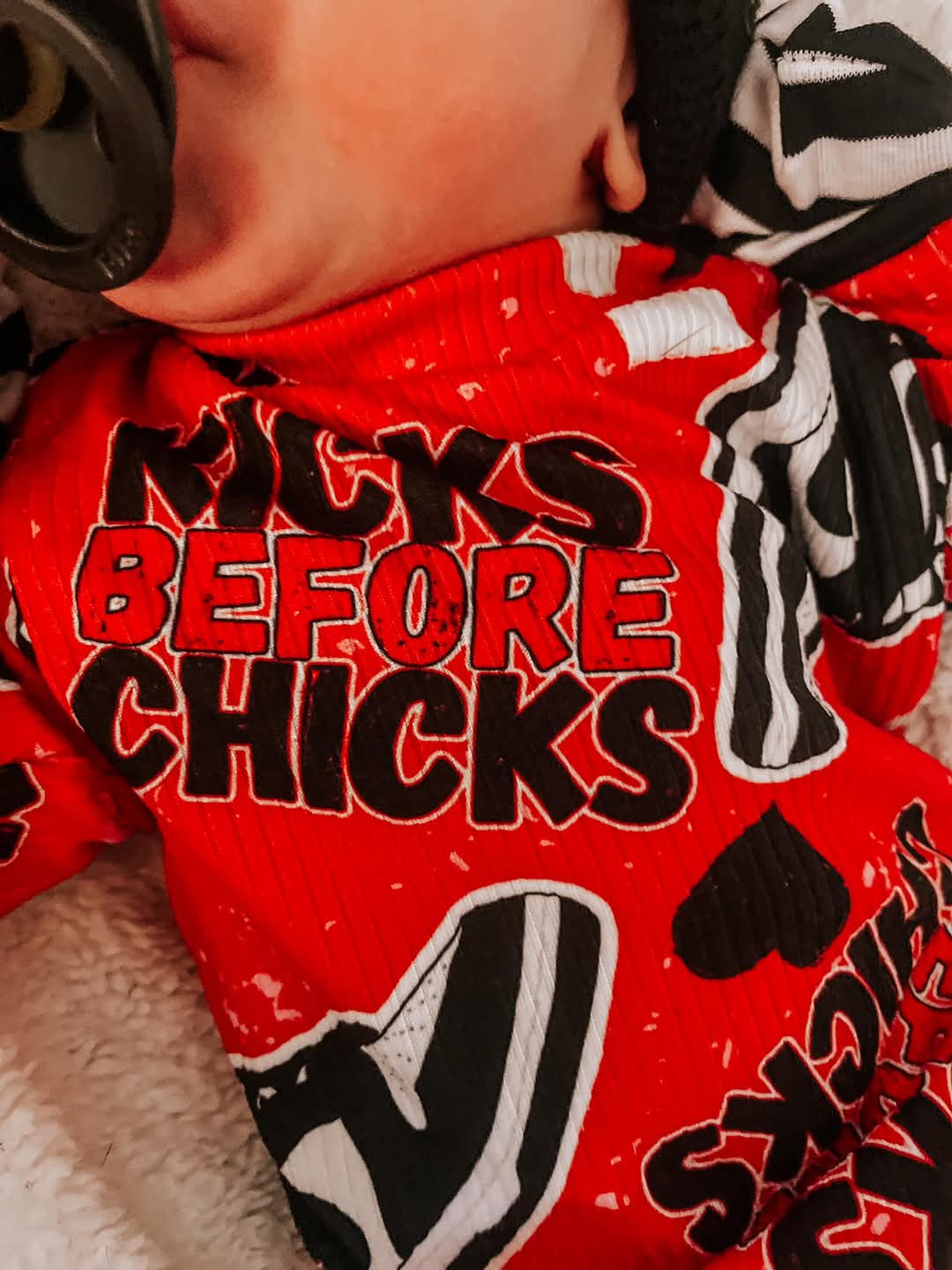 Kicks Before Chicks Valentines Handmade