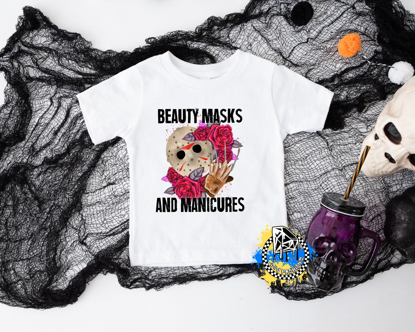 Beauty Mask & Manicure Jason Halloween Ladies
