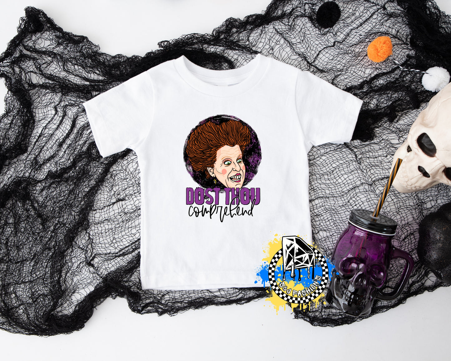 Hocus Pocus Dost Thou Comprehend Halloween Ladies Shirt Girls Shirt