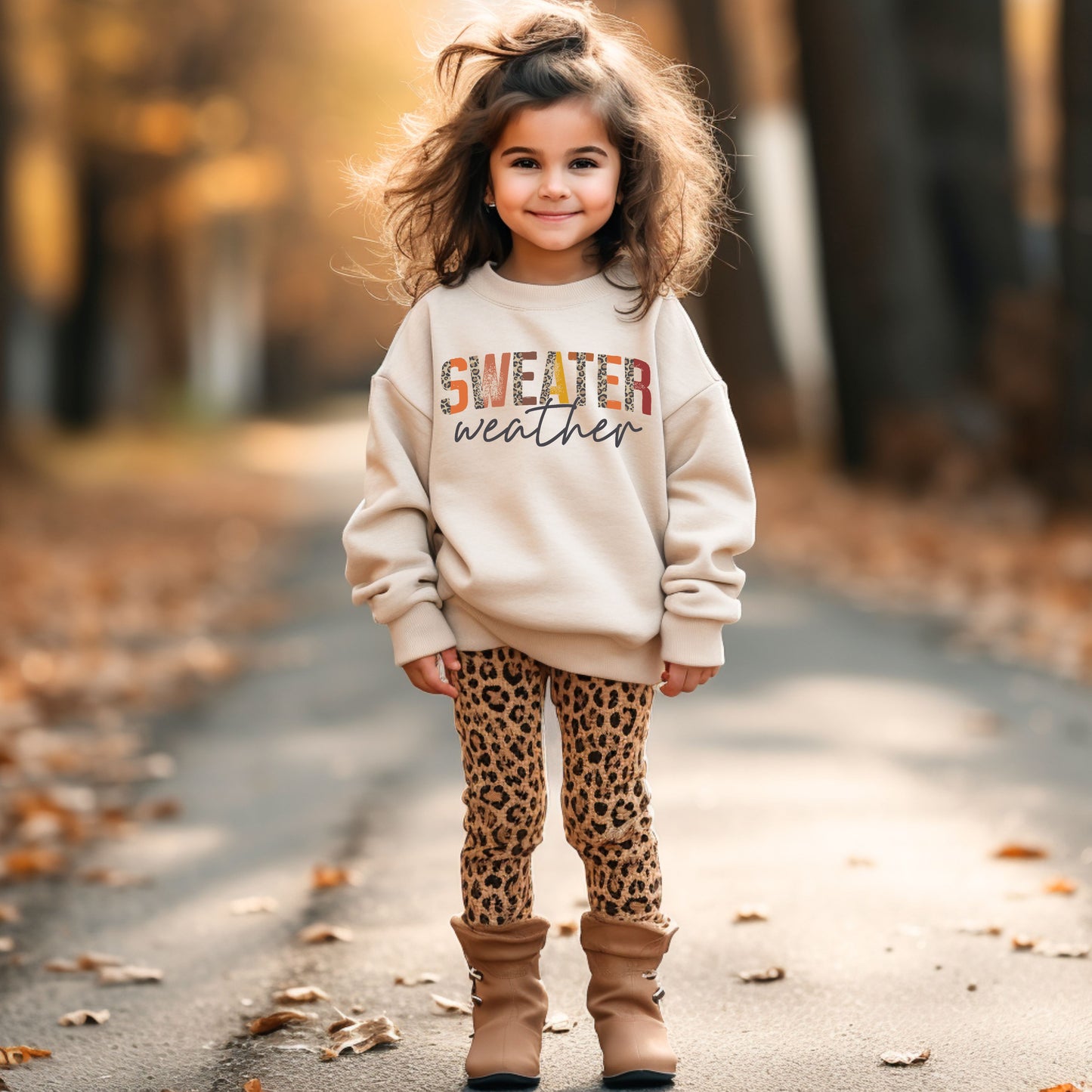 Sweater Weather Fall Ladies Shirt Girls Shirt Boys Shirt