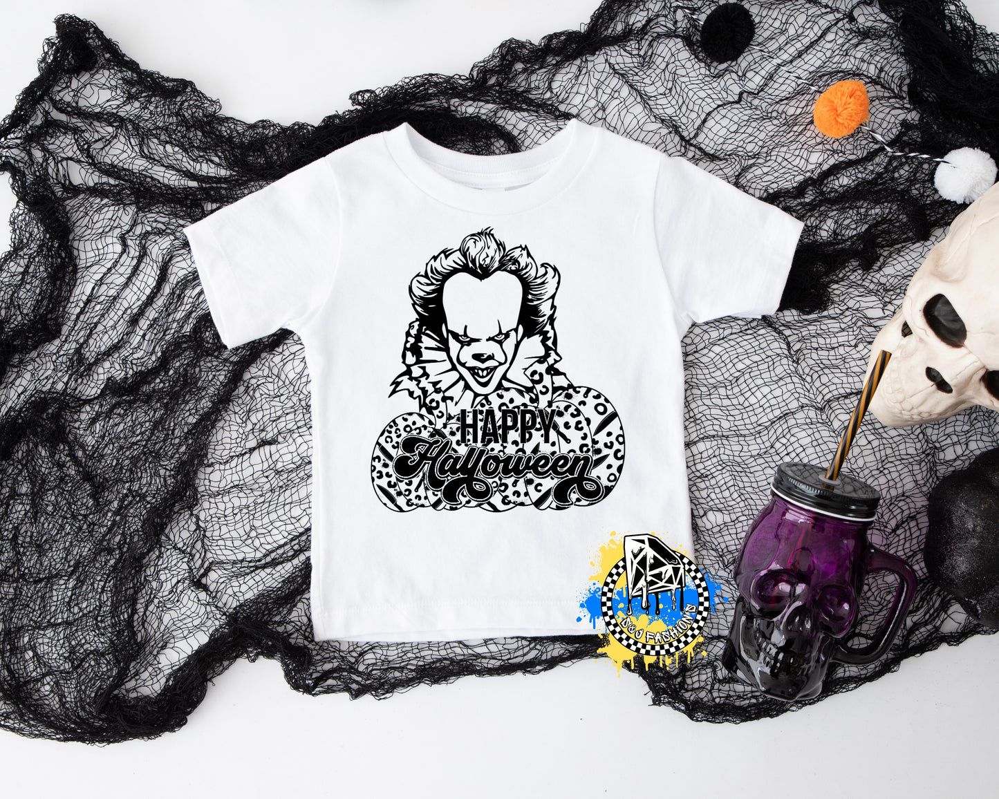 Pennywise It Happy Halloween Girls Shirt Boys Shirt Ladies Shirt