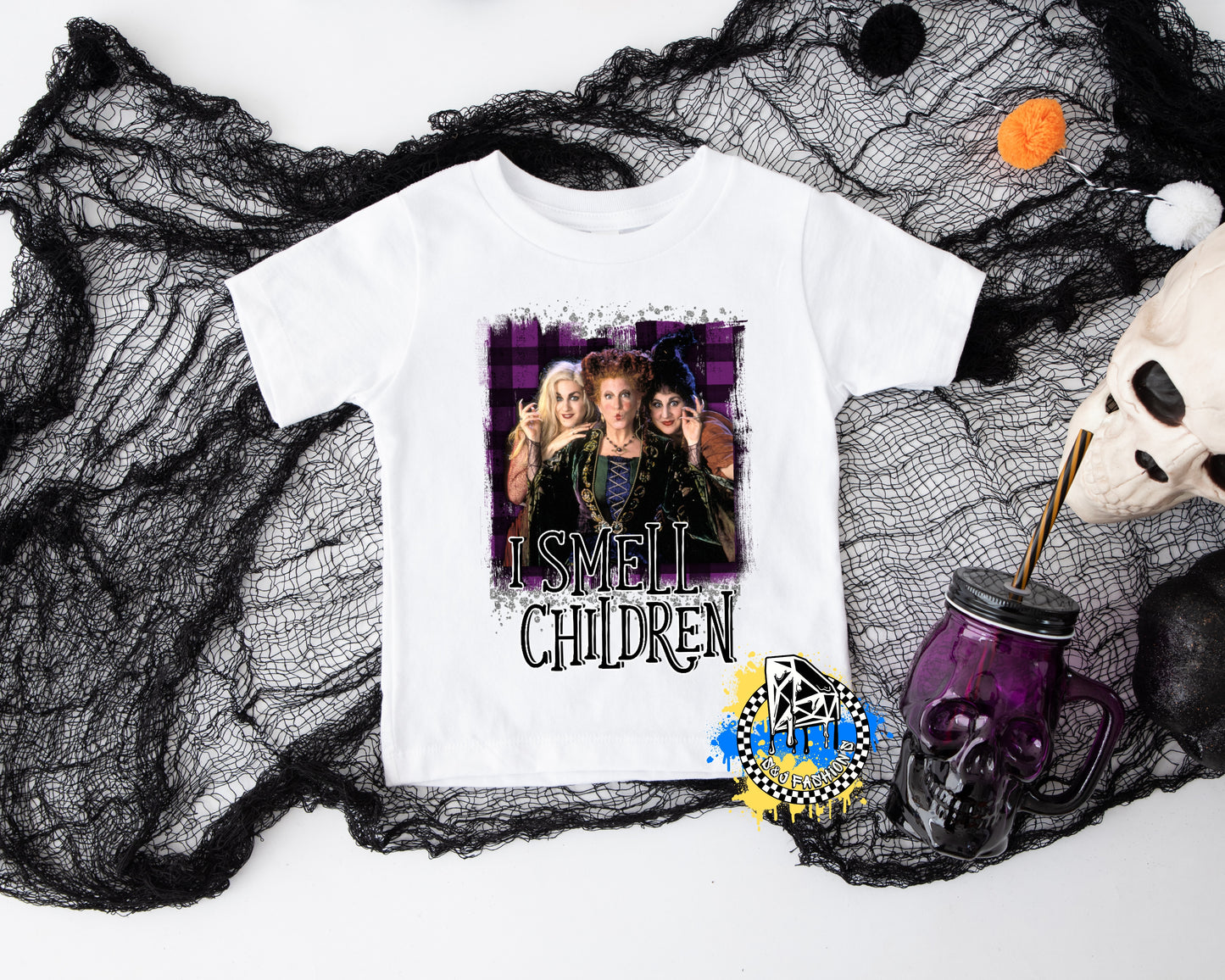I Smell Children Hocus Pocus Halloween Girls Shirt Ladies Shirt