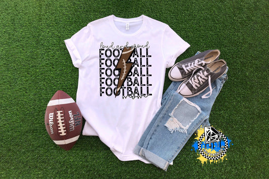 Football Mom Ladies Shirt