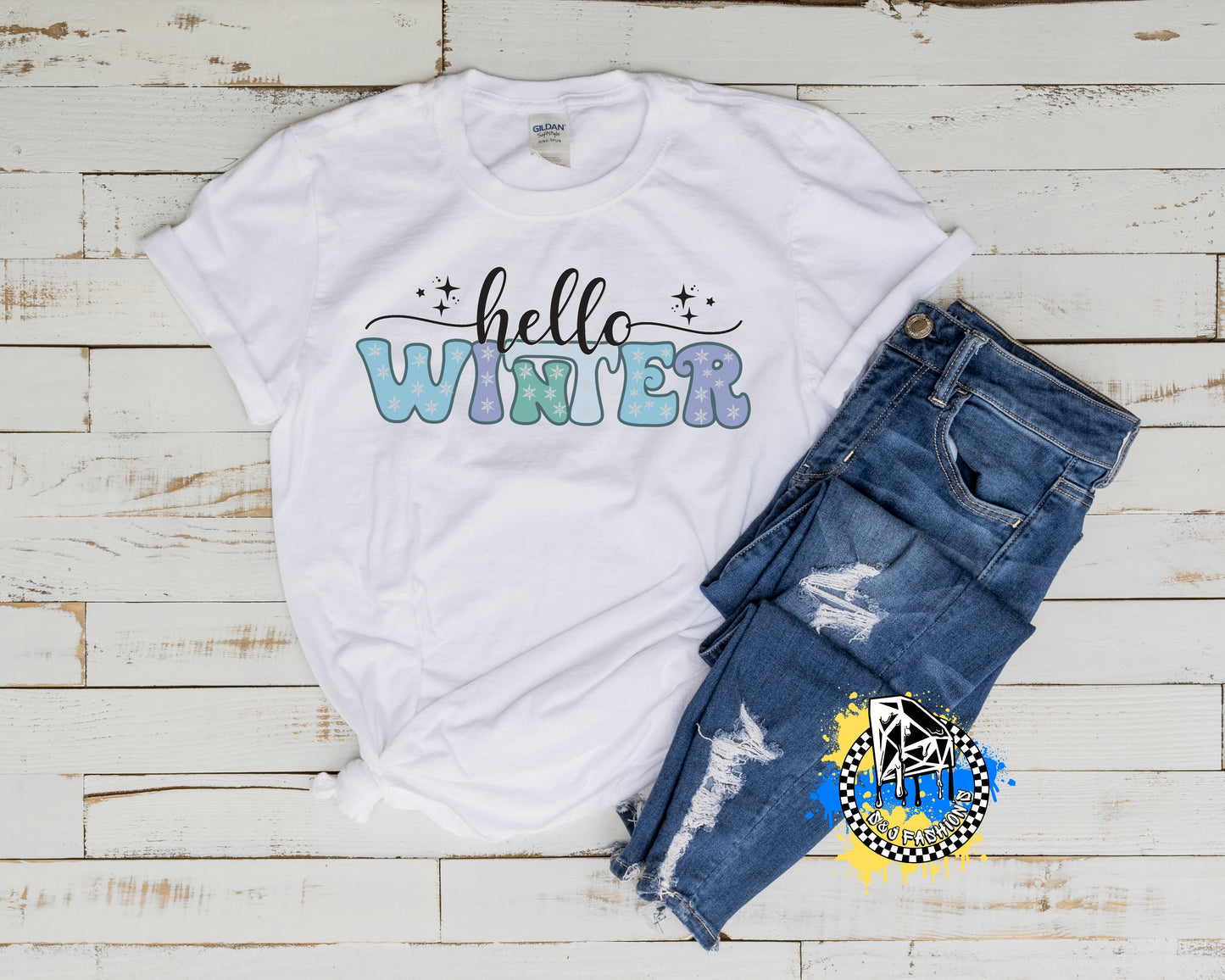 Hello Winter Boys Shirt Girls Shirt Ladies Shirt Mens Shirt